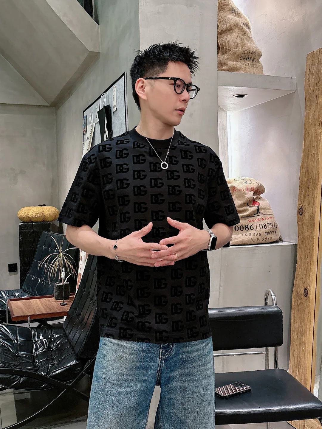 Футболки Мужские Dolce & Gabbana 9465226