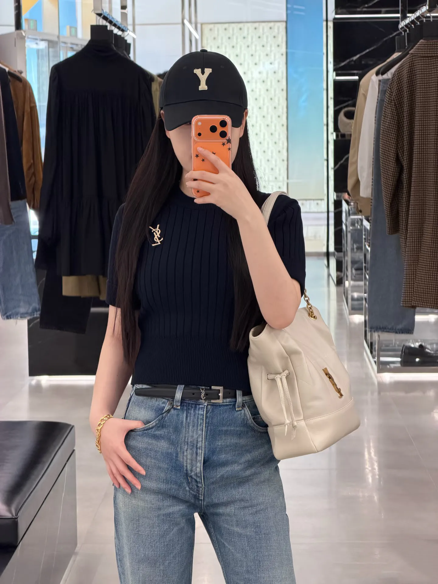 Топы Женские Saint Laurent 1586805