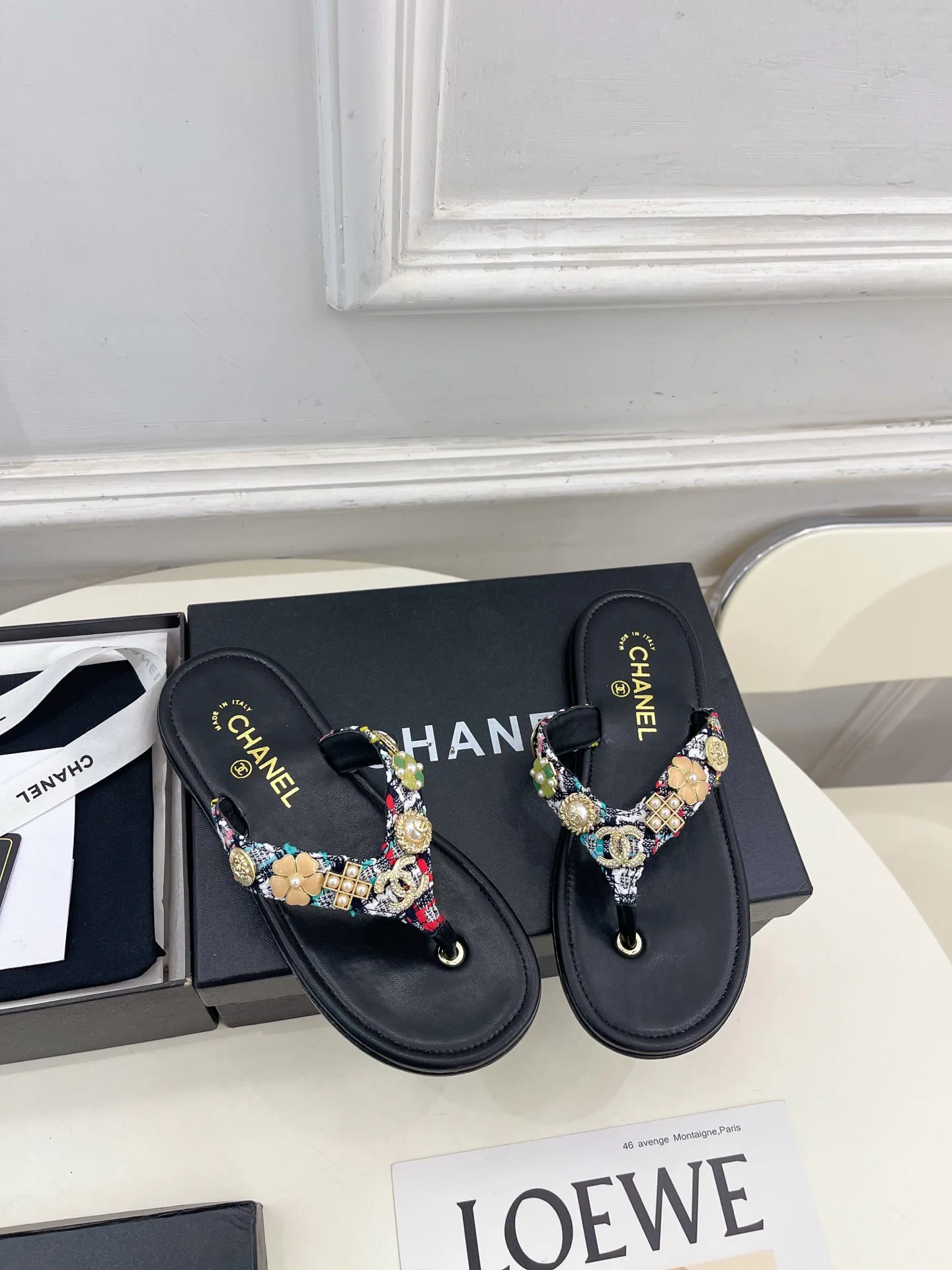 Шлепанцы Женские Chanel 4515847