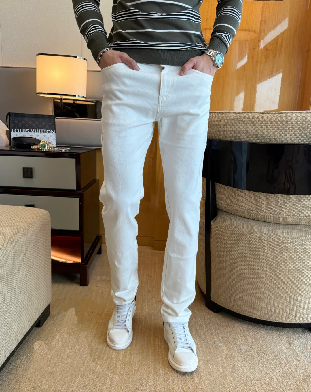 Джинсы Мужские Hermes 5093859