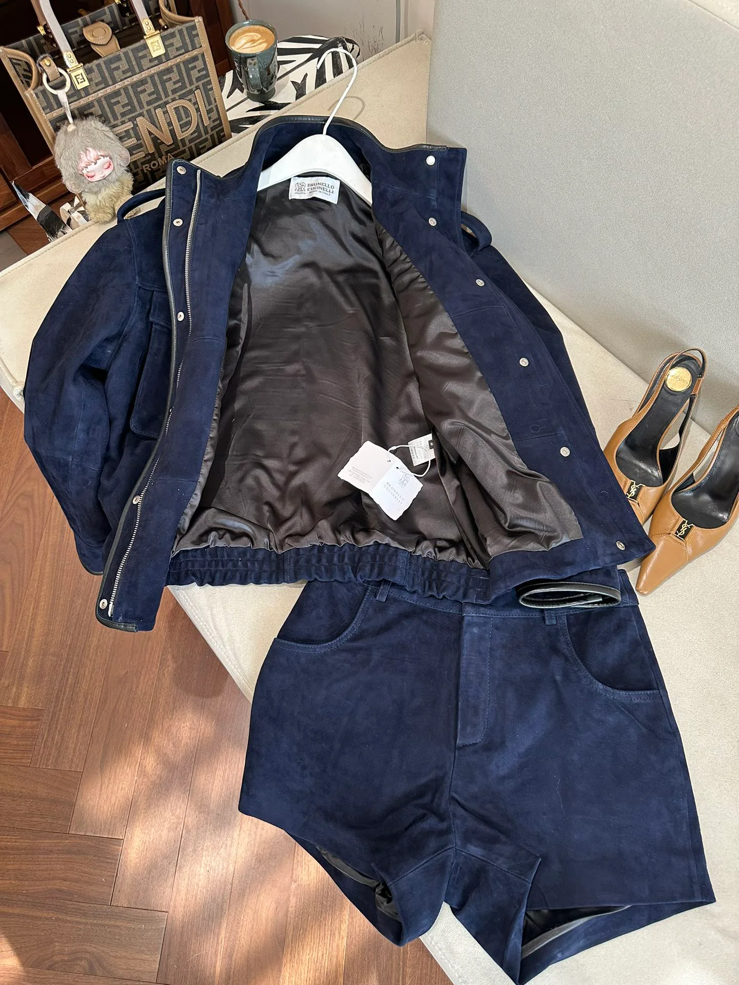 Кожаные Куртки И Дублёнки Женские Brunello Cucinelli 1626814