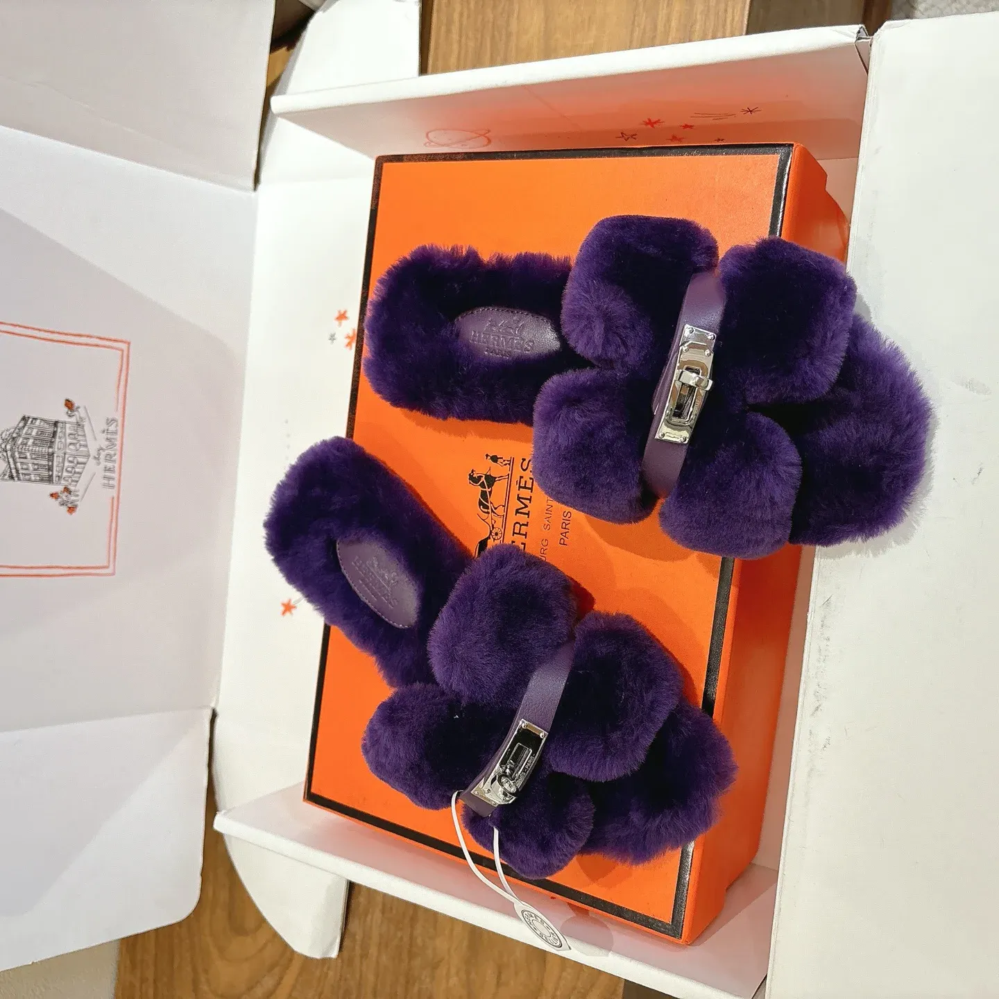 Тапочки Женские Hermes 4500881