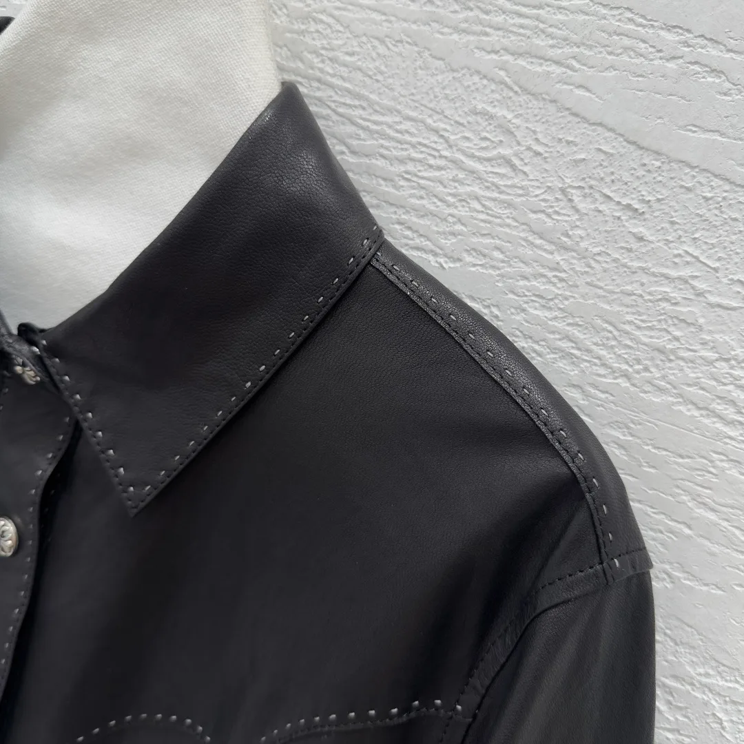 Кожаные Куртки И Дублёнки Женские Chrome Hearts 13228449