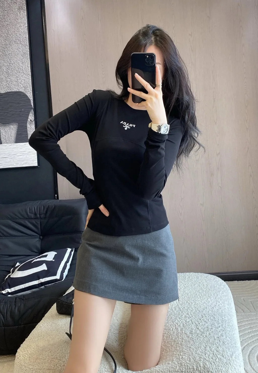 Лонгсливы Женские Prada 11224973