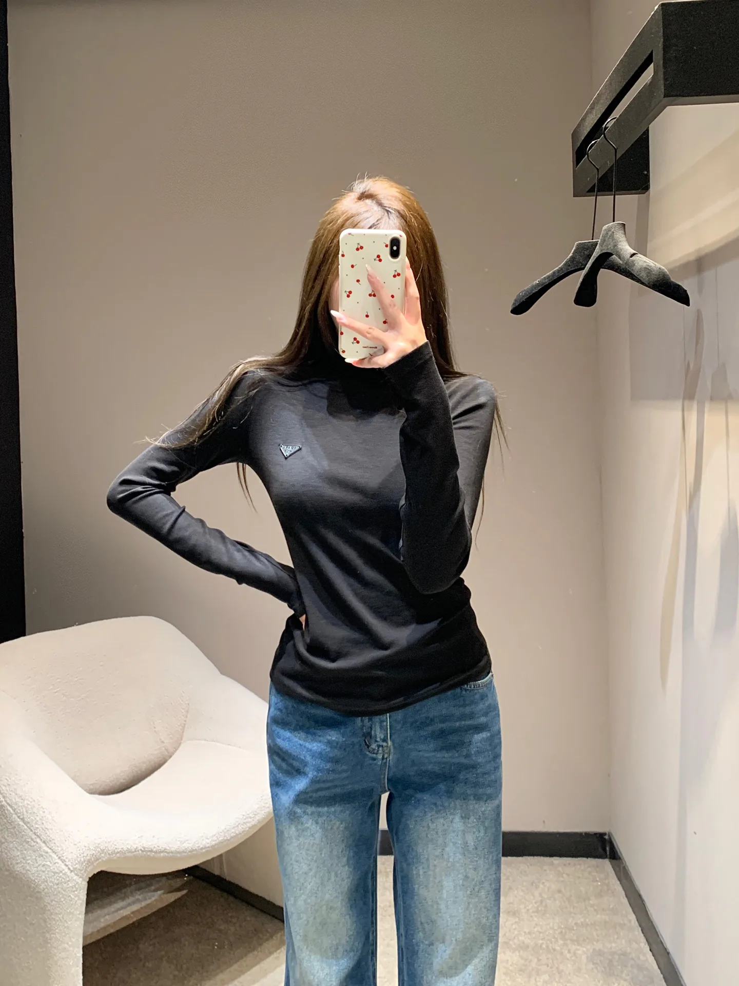 Лонгсливы Женские Prada 1144819