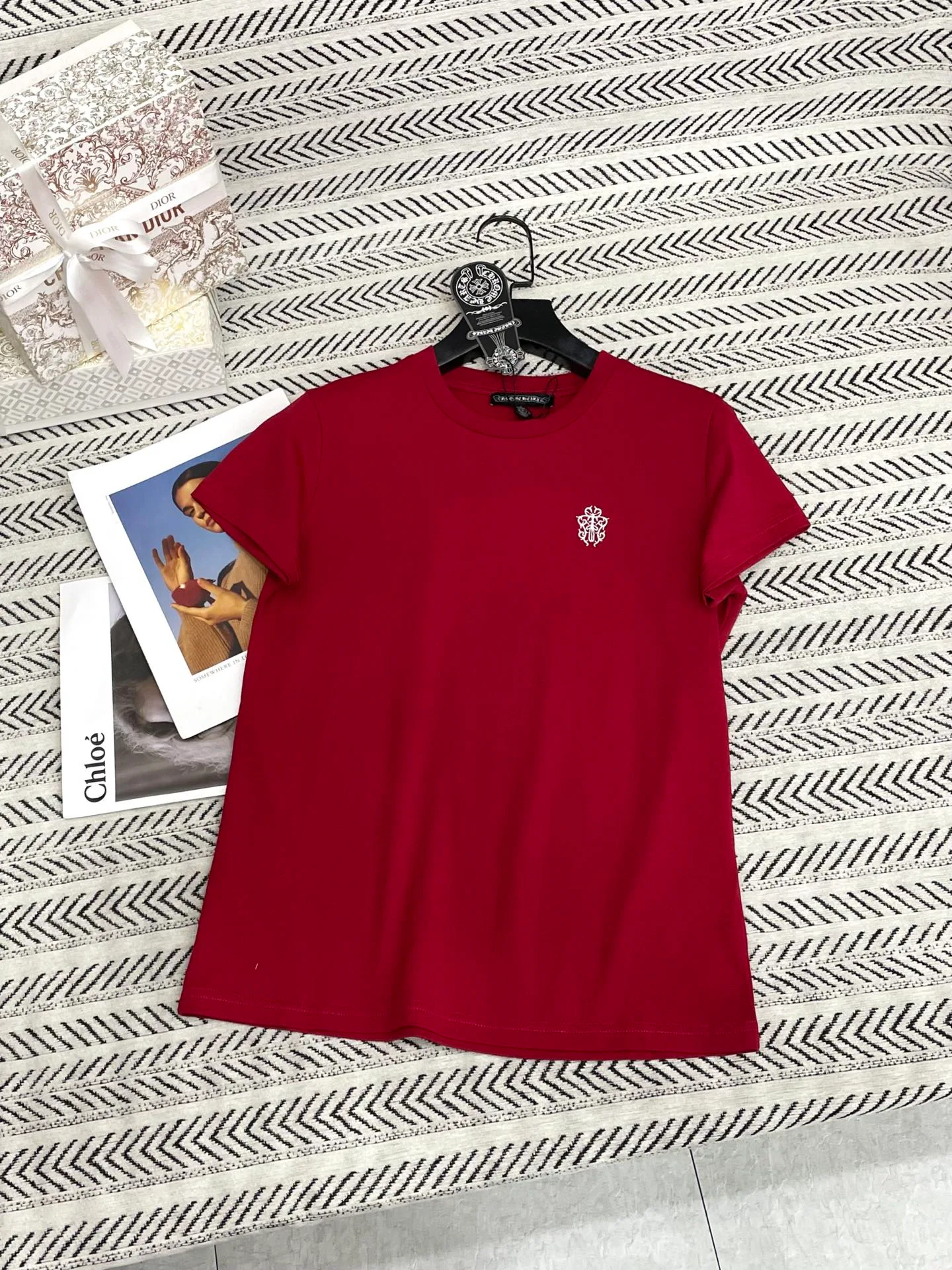 Футболки Женские Chrome Hearts 11639749