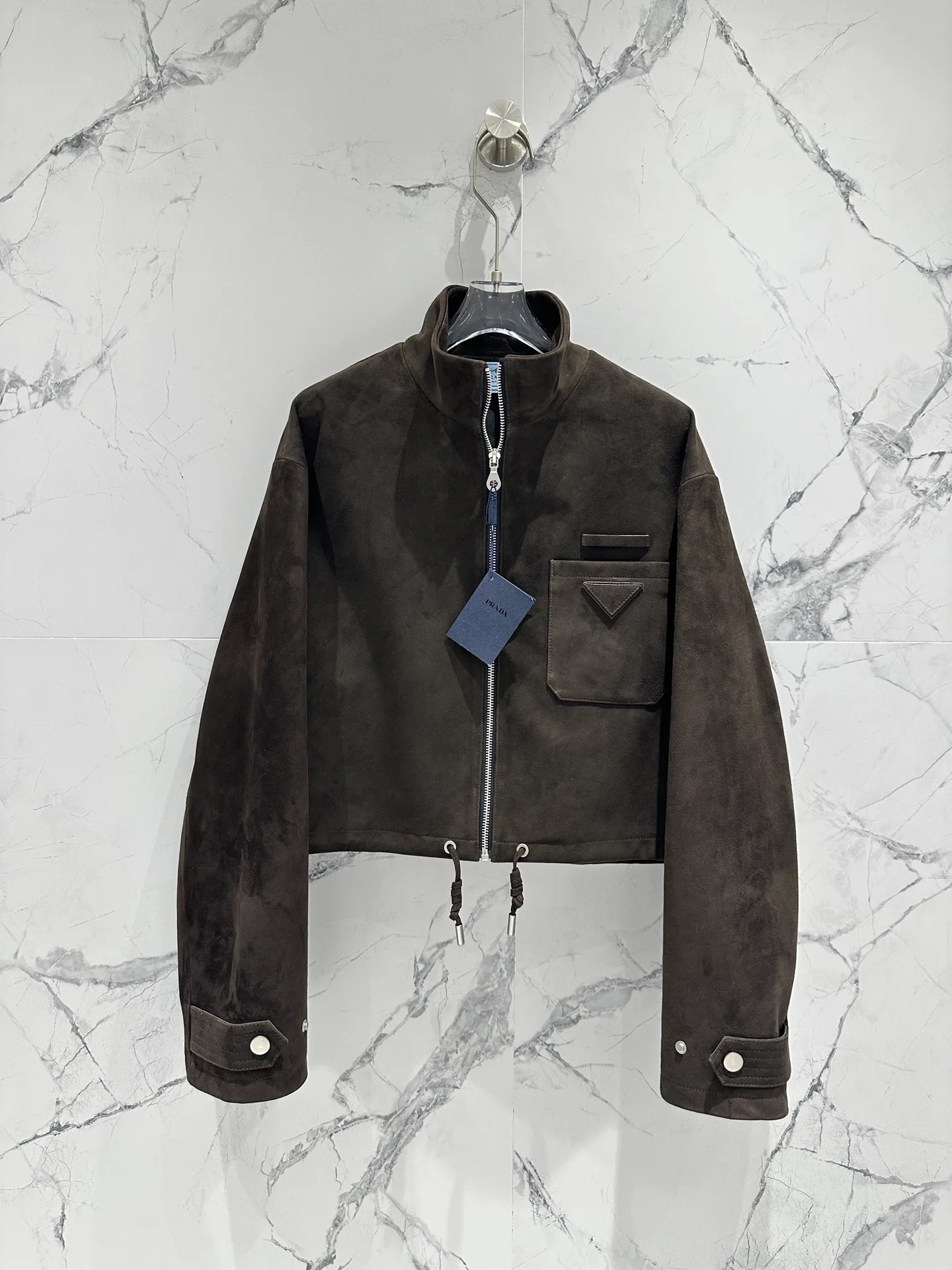 Кожаные Куртки И Дублёнки Женские Prada 12314905