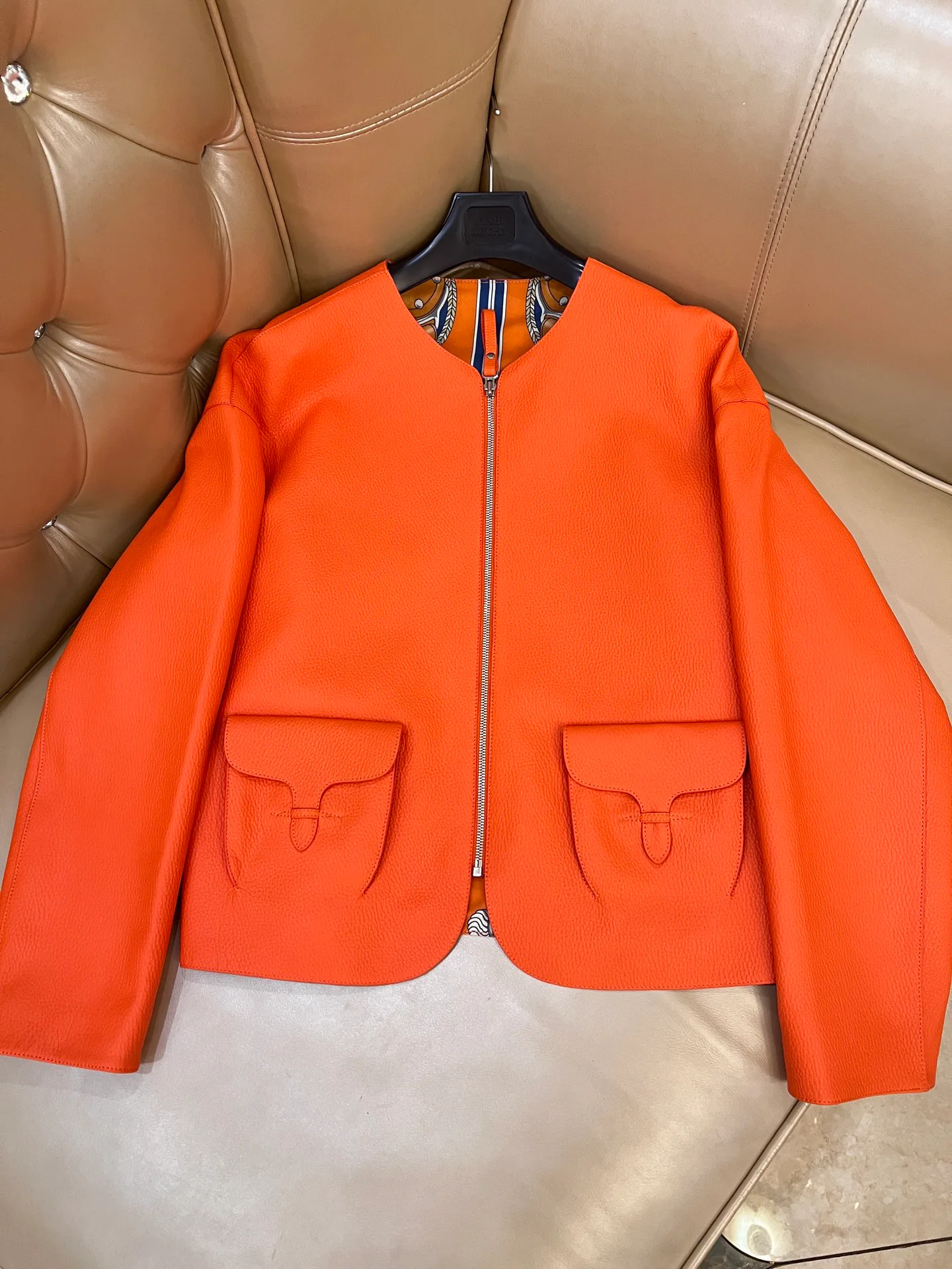 Кожаные Куртки И Дублёнки Женские Hermes 1805930