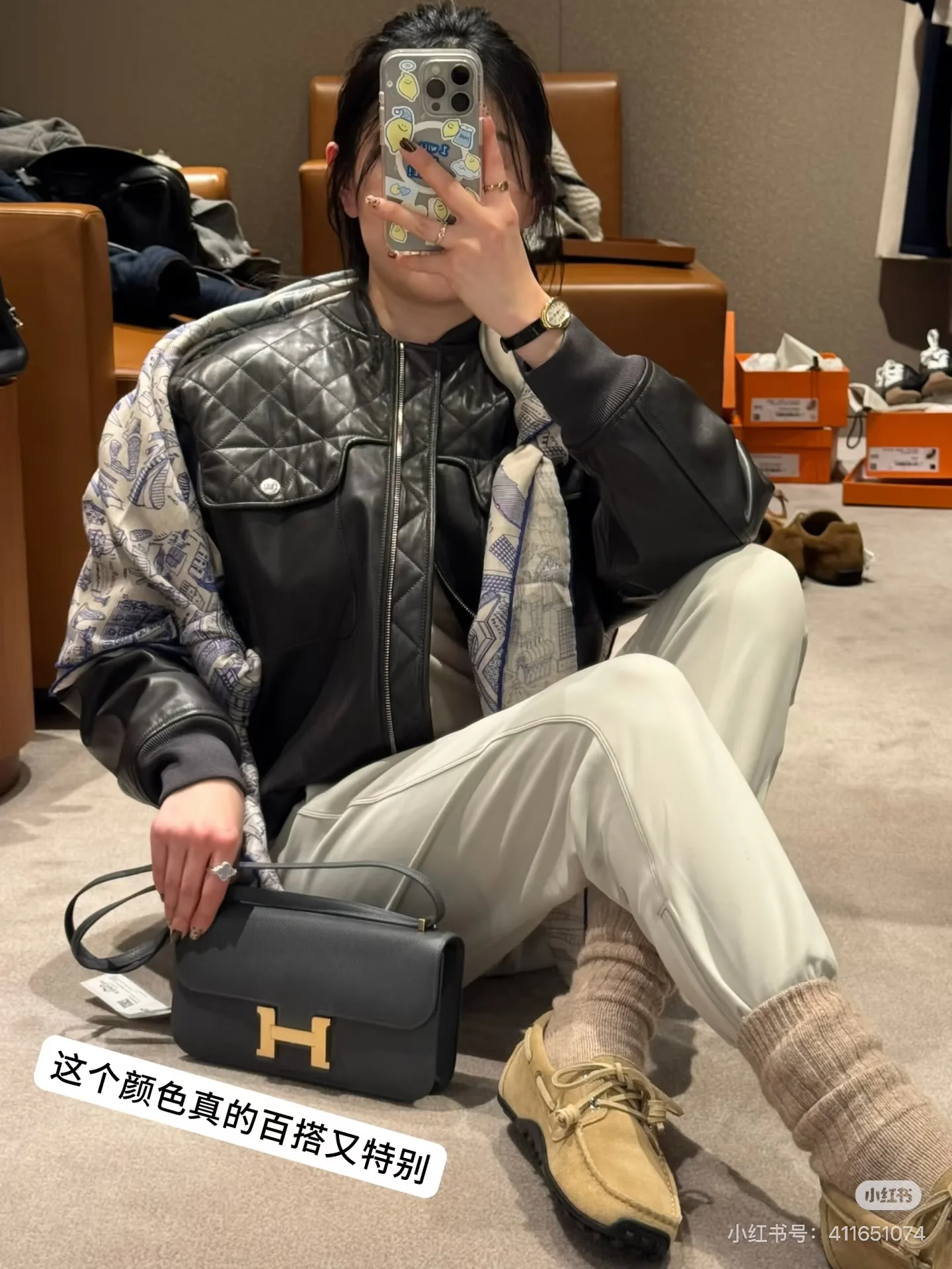 Кожаные Куртки И Дублёнки Женские Hermes 19181893