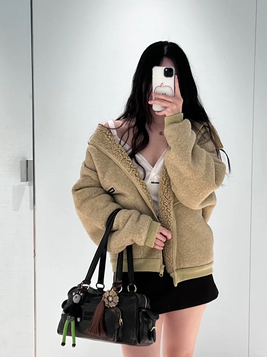 Кожаные Куртки И Дублёнки Женские Miu Miu 96774