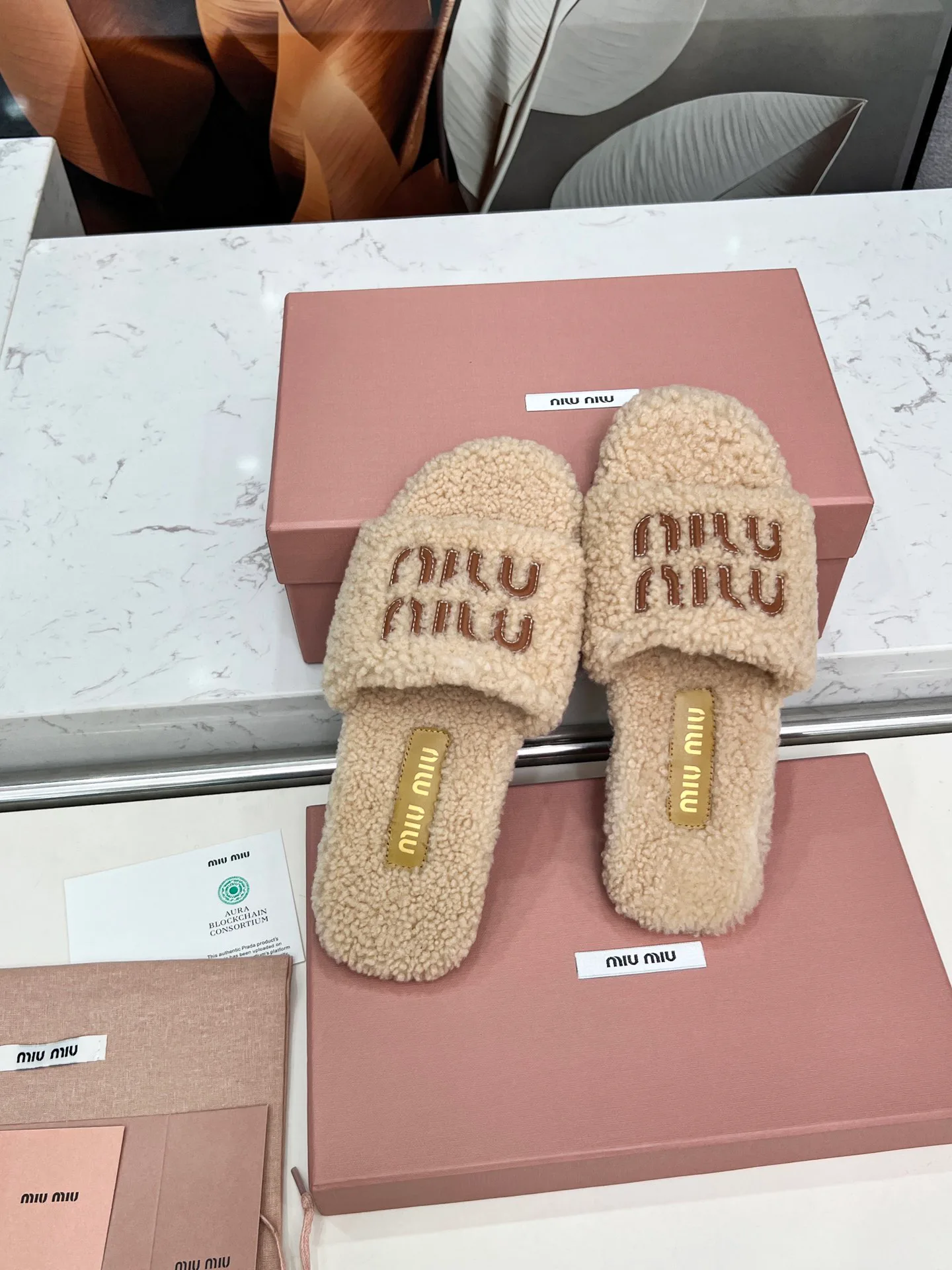 Тапочки Женские Miu Miu 208953
