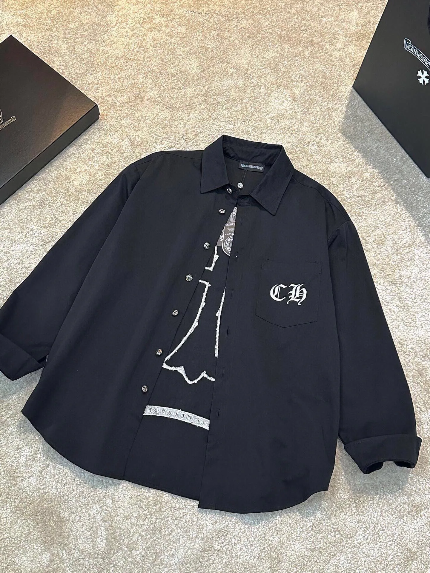 Рубашки Мужские Chrome Hearts 787712