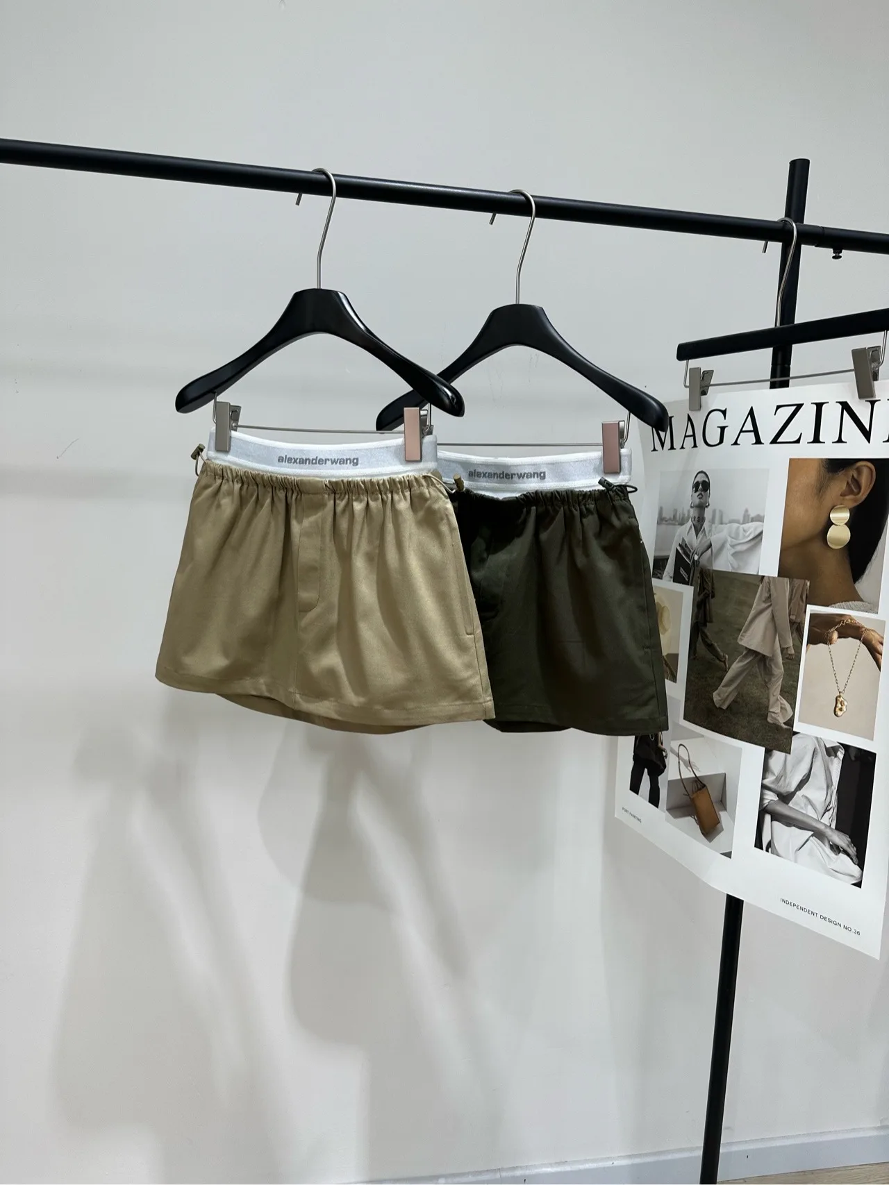 Шорты Мужские Alexander Wang 9822867