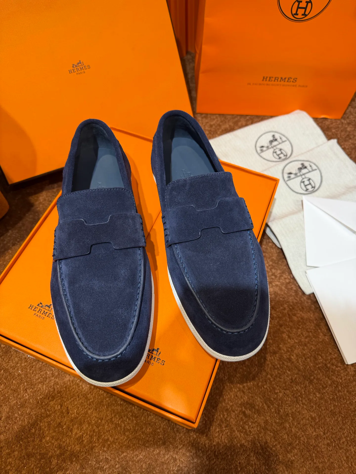 Лоферы Мужские Hermes 254855