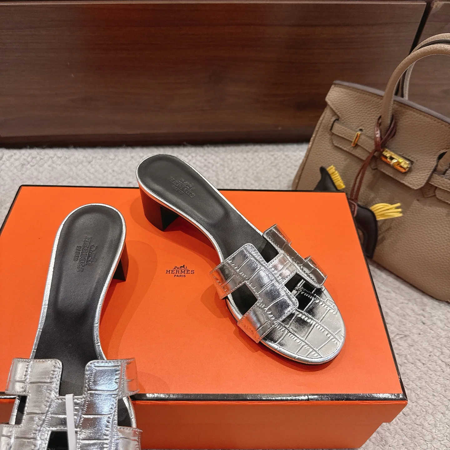 Босоножки Женские Hermes 17480688