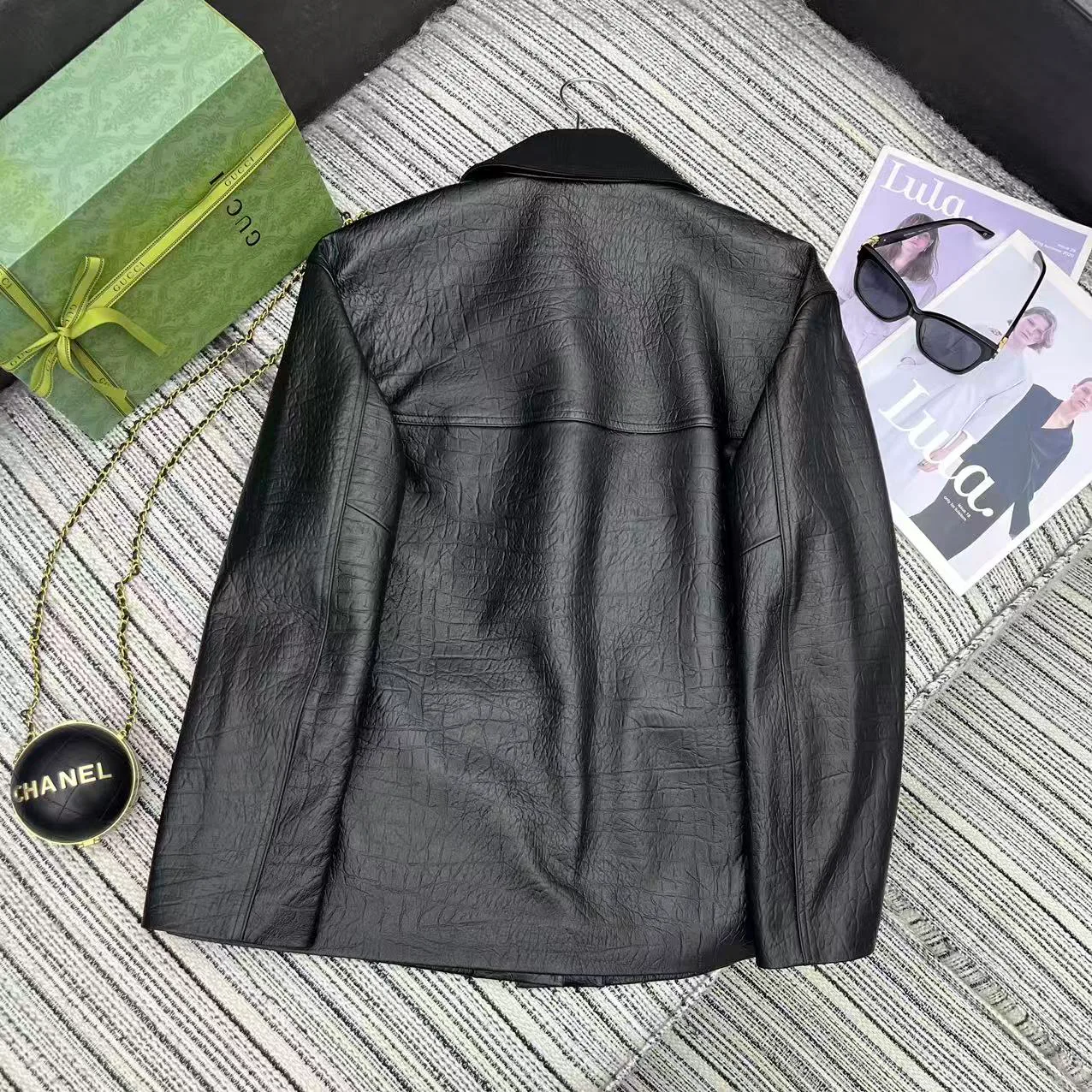 Кожаные Куртки И Дублёнки Женские Gucci 502448