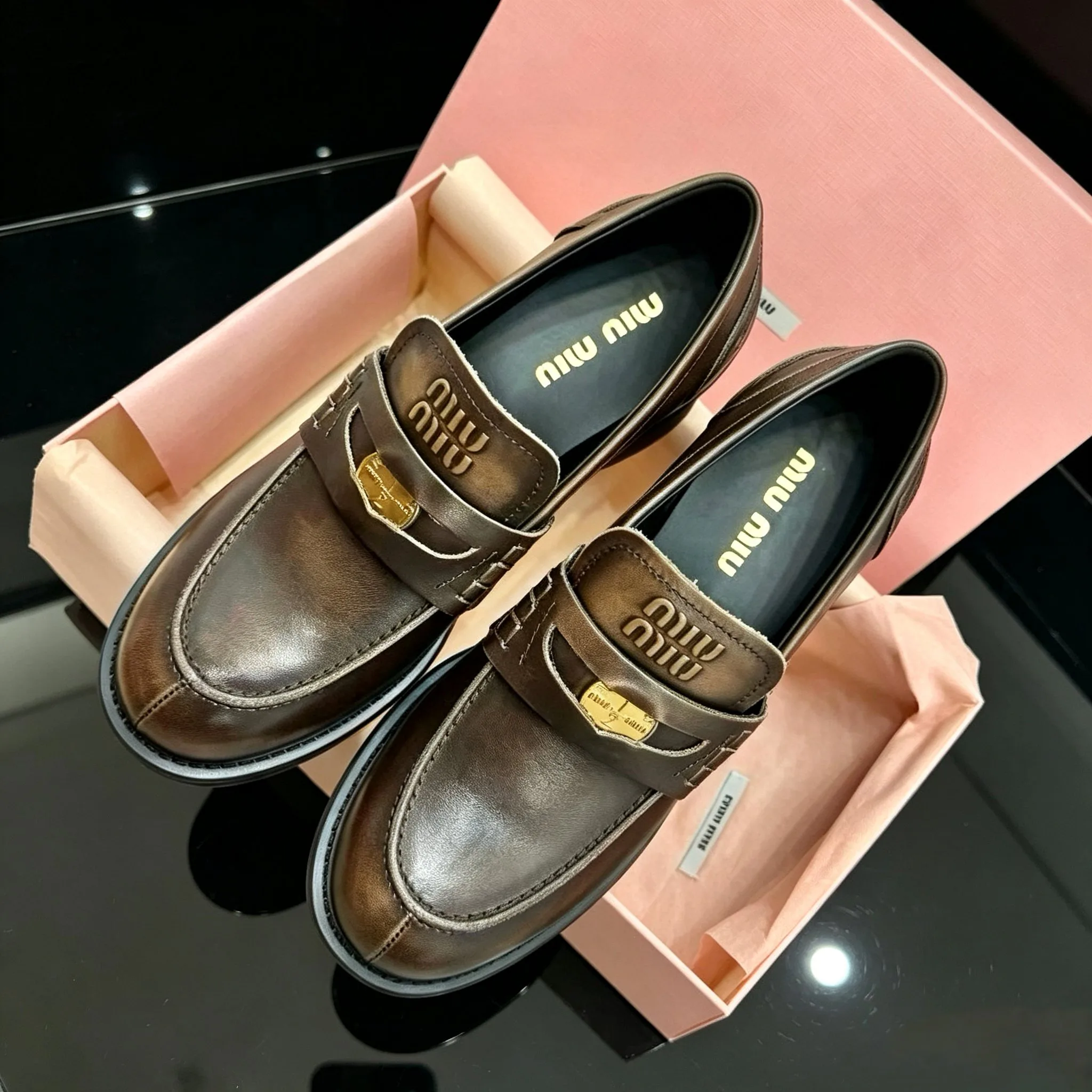 Лоферы И Мокасины Женские Miu Miu 18703352