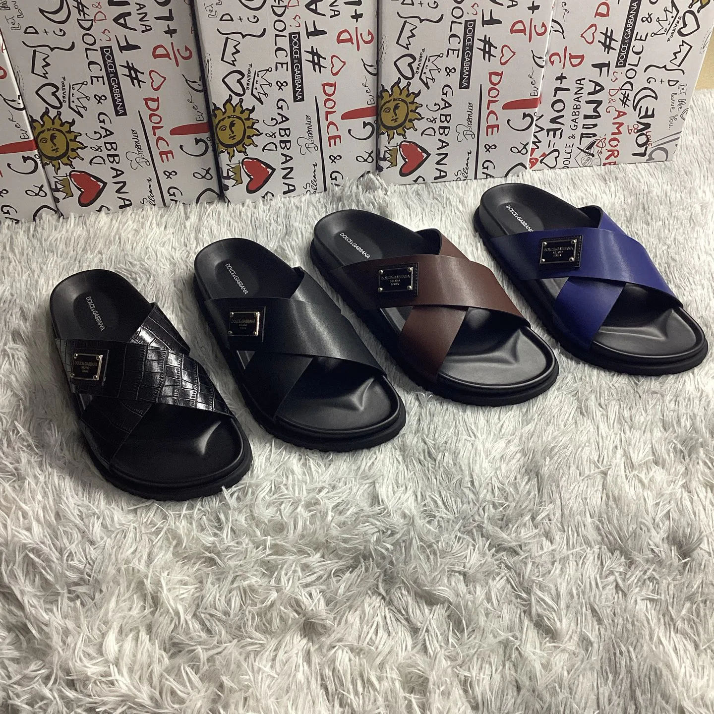 Шлепанцы Мужские Dolce & Gabbana 18297517