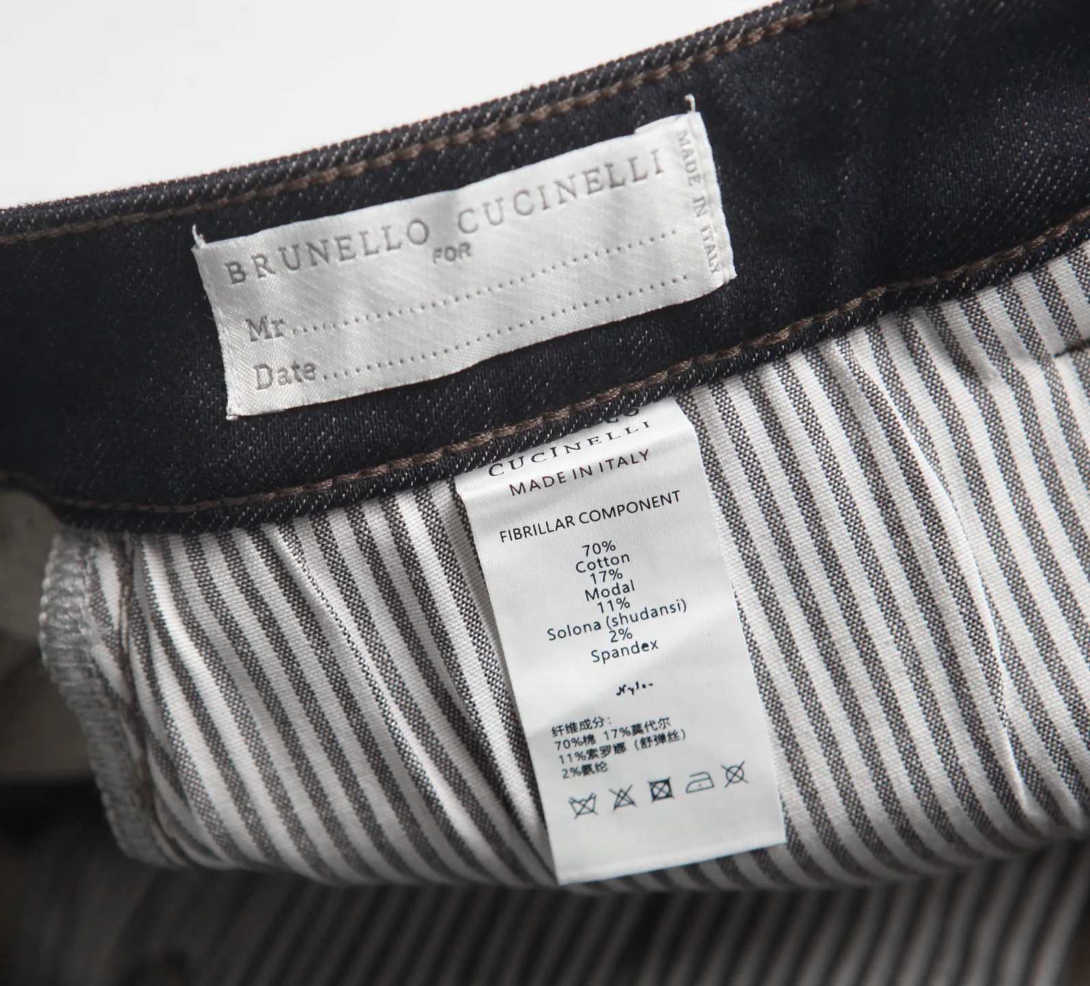 Джинсы Мужские Brunello Cucinelli 18368981