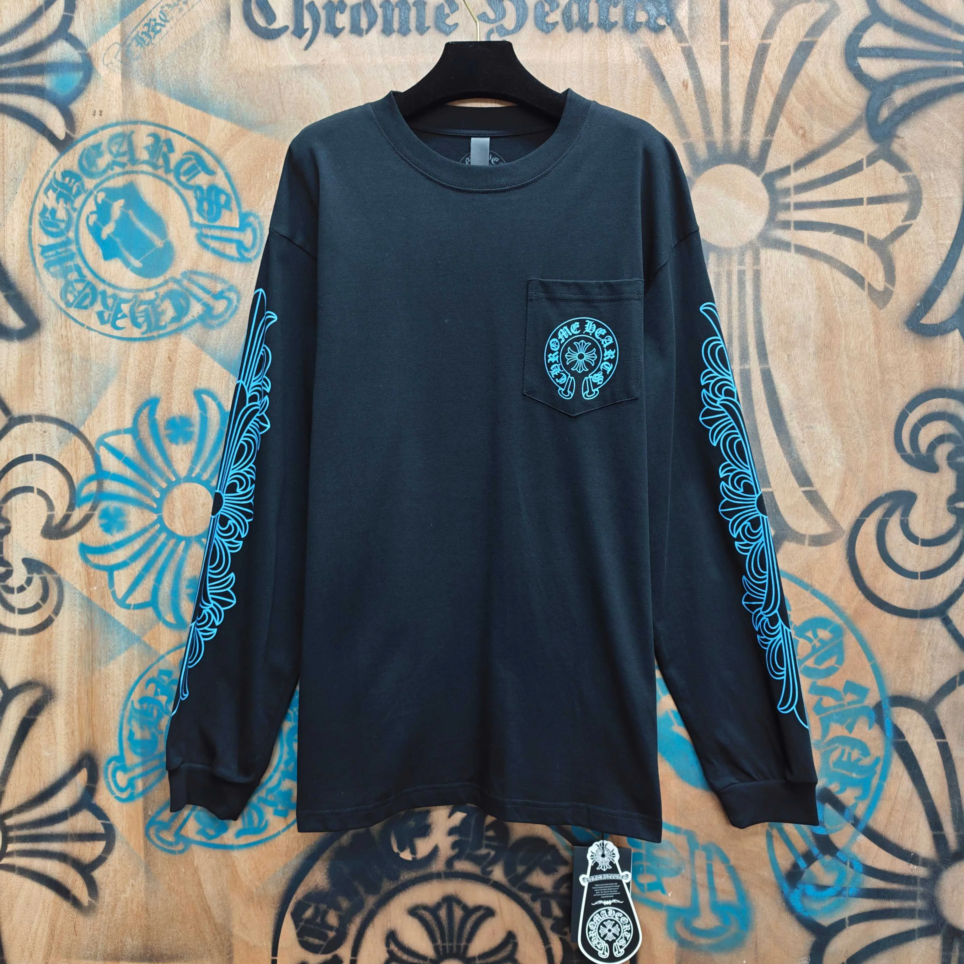 Лонгсливы Мужские Chrome Hearts 11808751