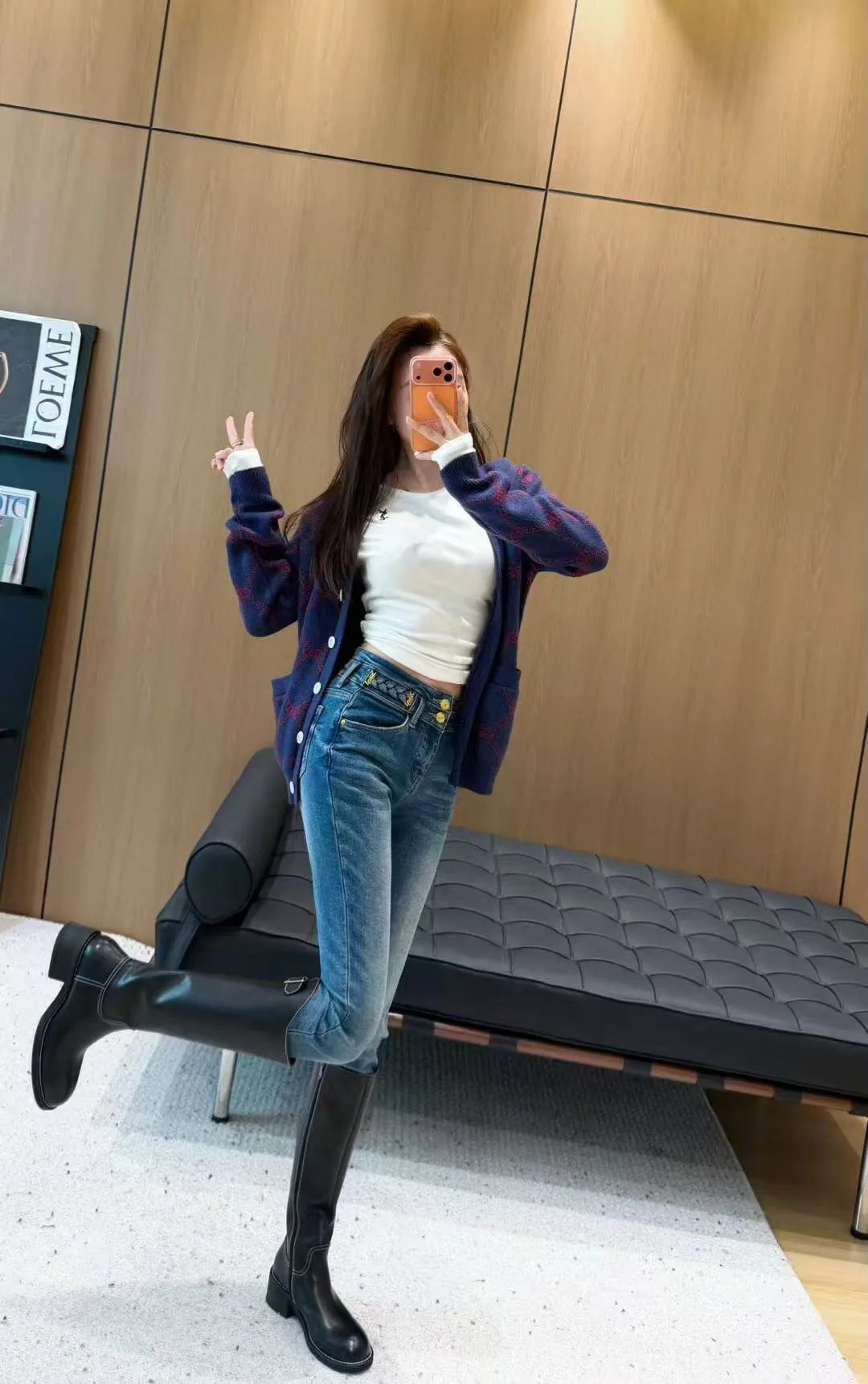 Брюки Женские Saint Laurent 1624599