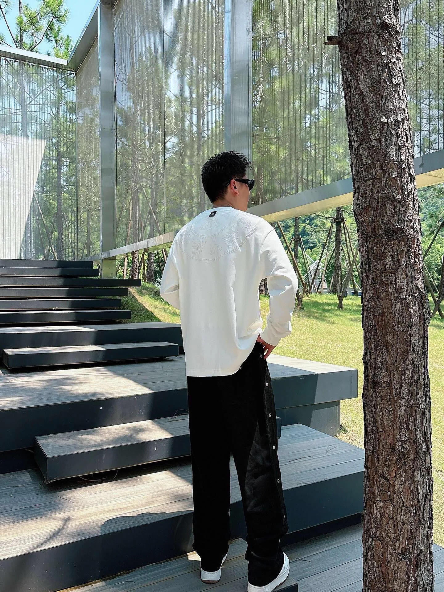 Лонгсливы Мужские Chrome Hearts 2237983