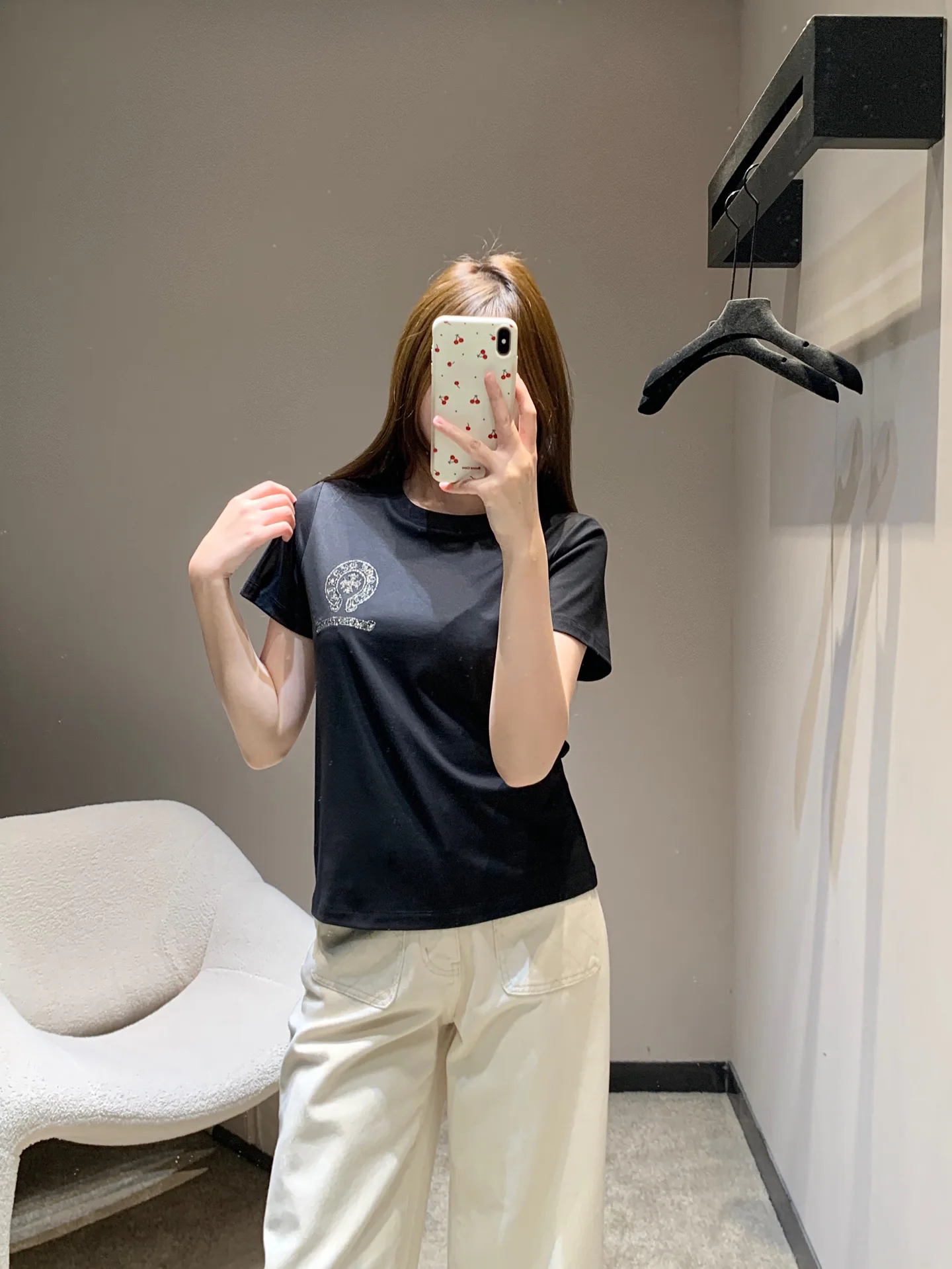 Футболки Женские Chrome Hearts 2292593