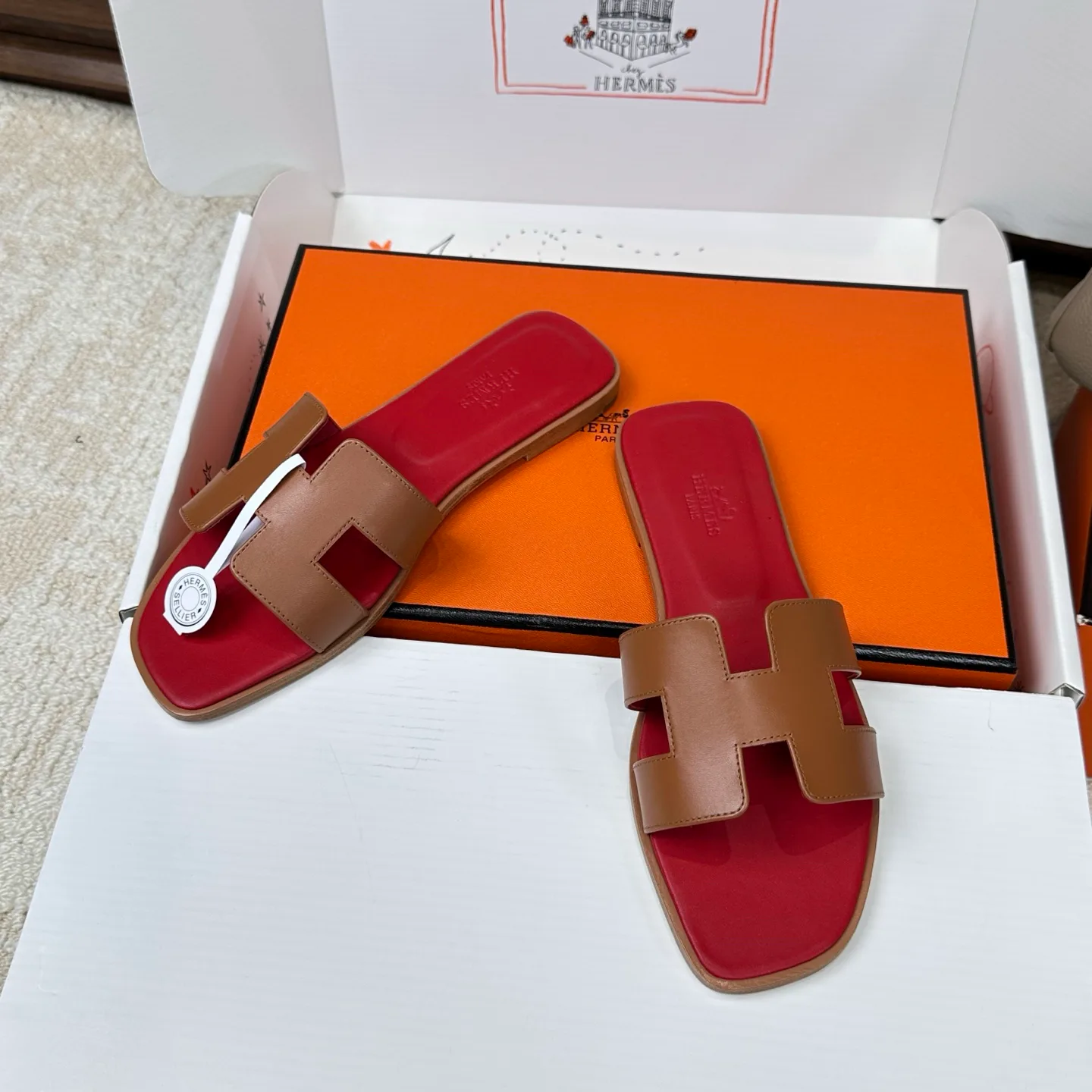 Шлепанцы Женские Hermes 3043247