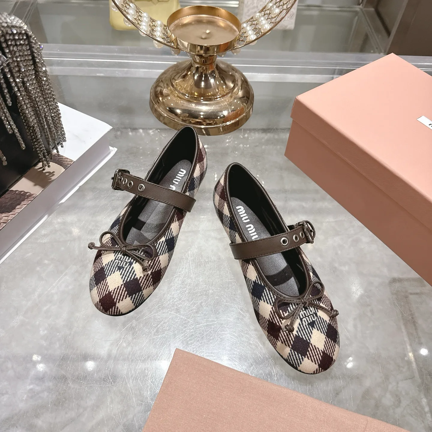 Балетки Женские Miu Miu 819511