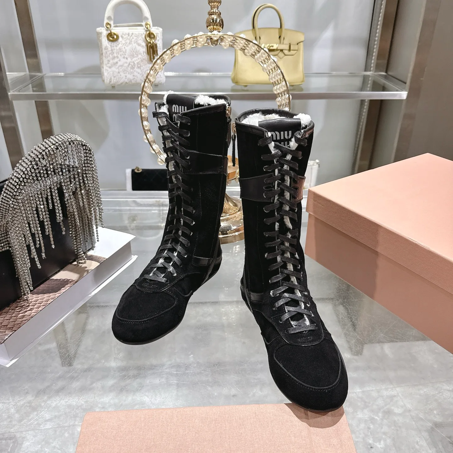 Сапоги Женские Miu Miu 347786