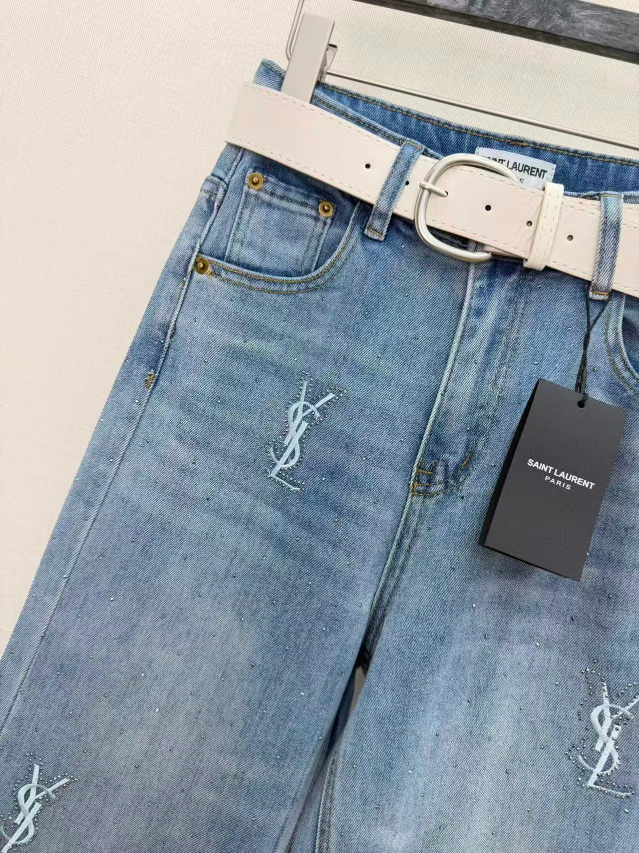 Джинсы Женские Saint Laurent 6639068