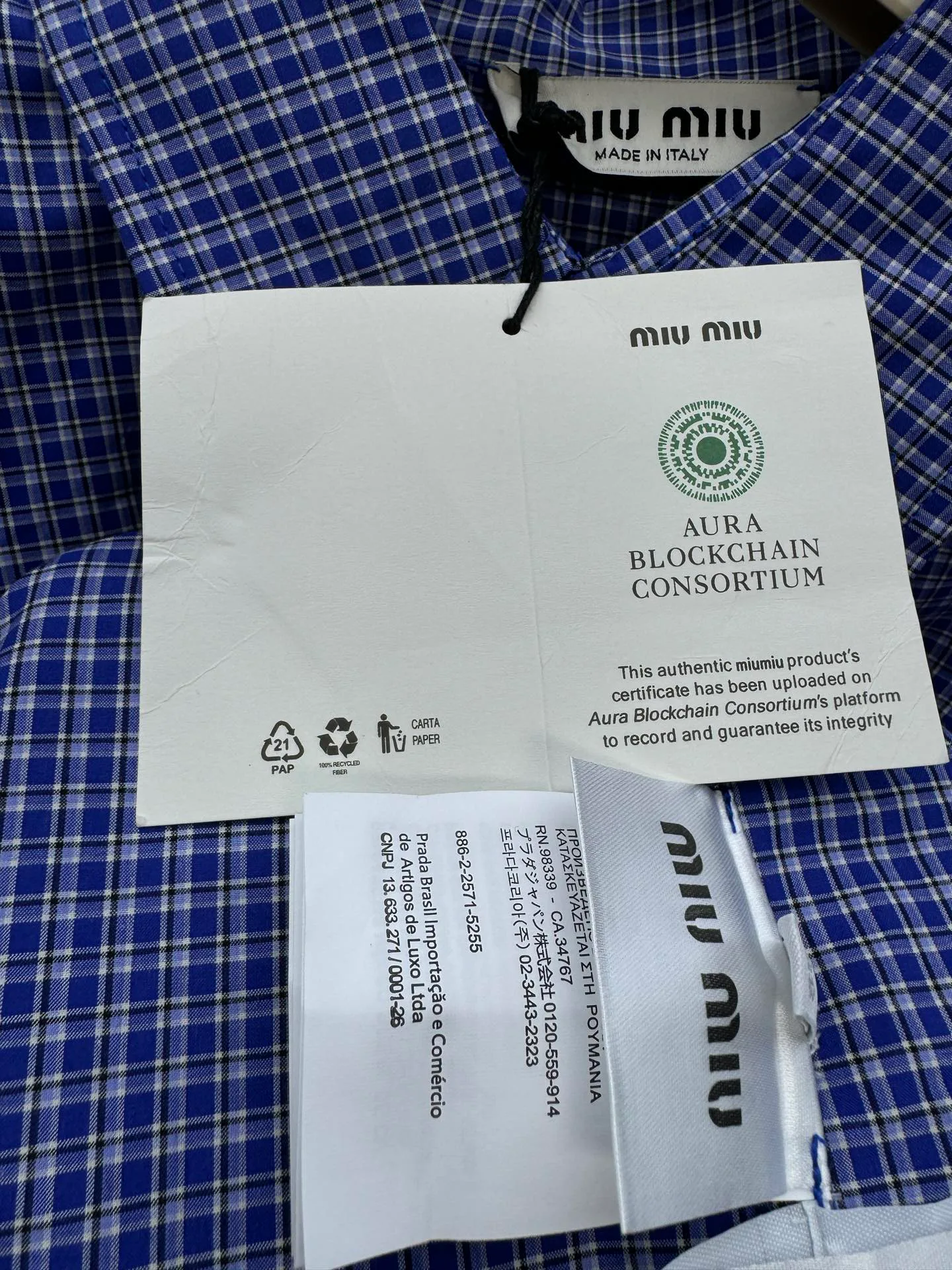 Рубашки Женские Miu Miu 5989