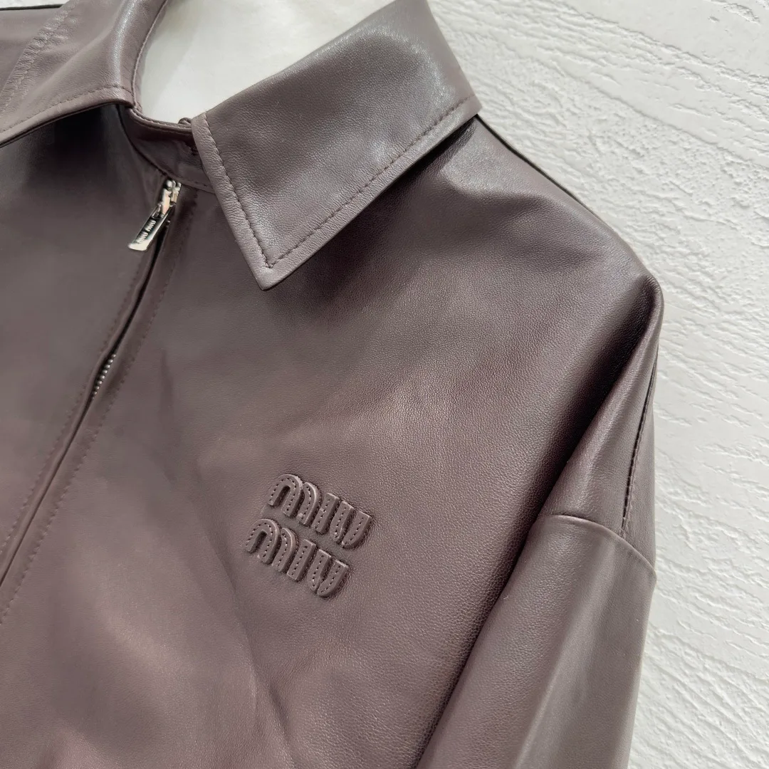 Кожаные Куртки И Дублёнки Женские Miu Miu 13557802