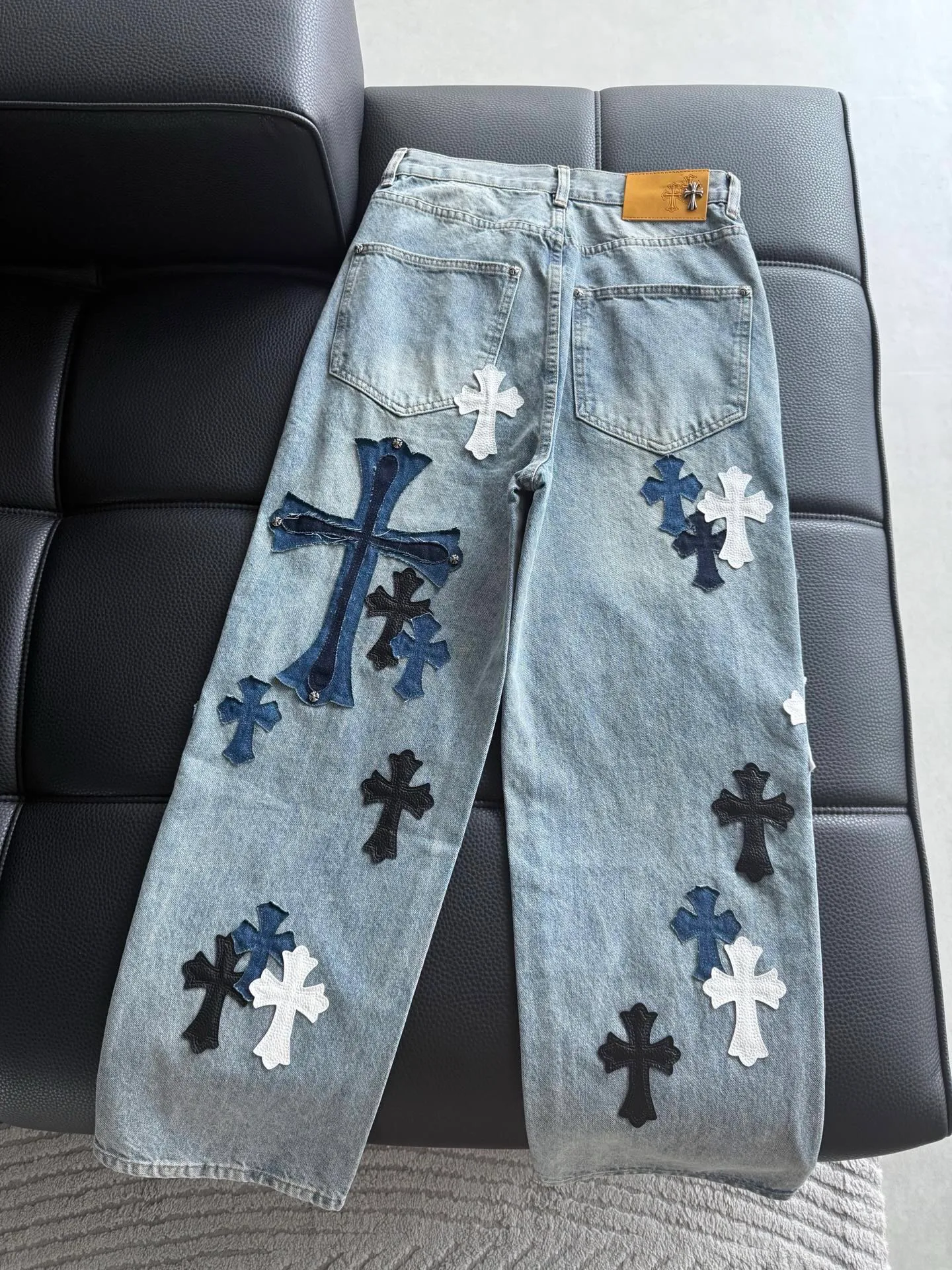 Джинсы Женские Chrome Hearts 2237976