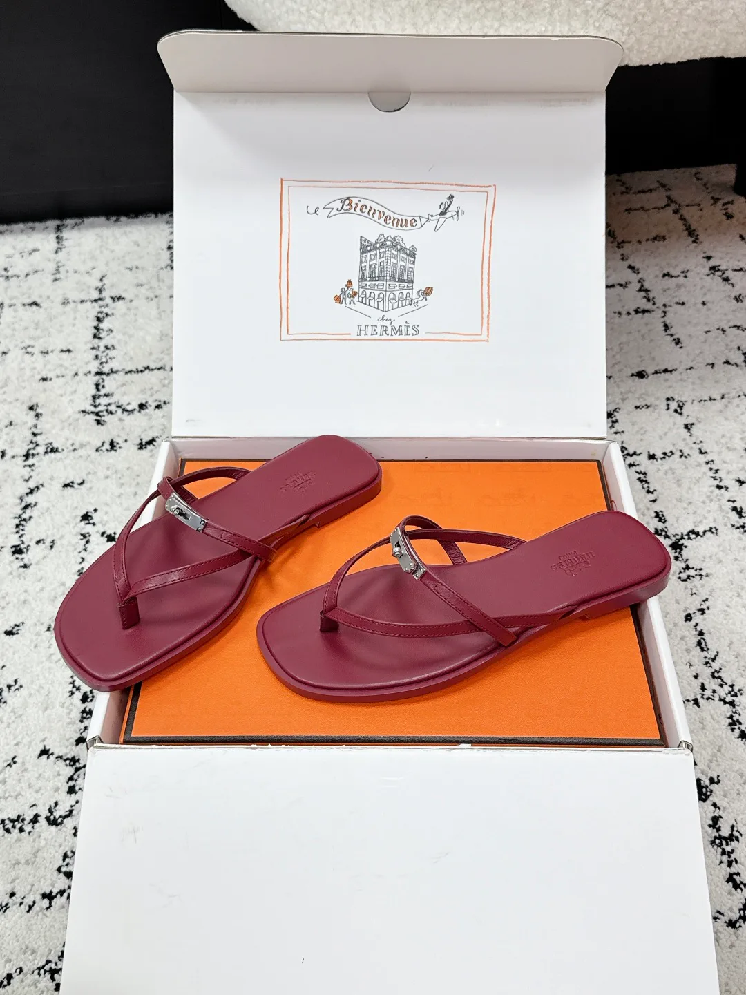 Шлепанцы Женские Hermes 11237984