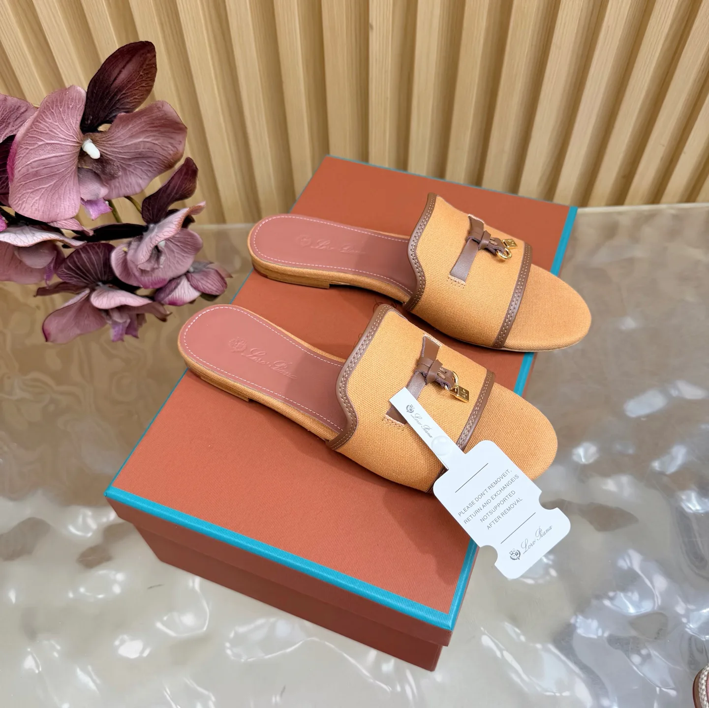 Шлепанцы Женские Loro Piana 11809079