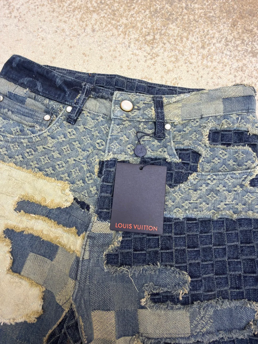Джинсы Мужские Louis Vuitton 9617045
