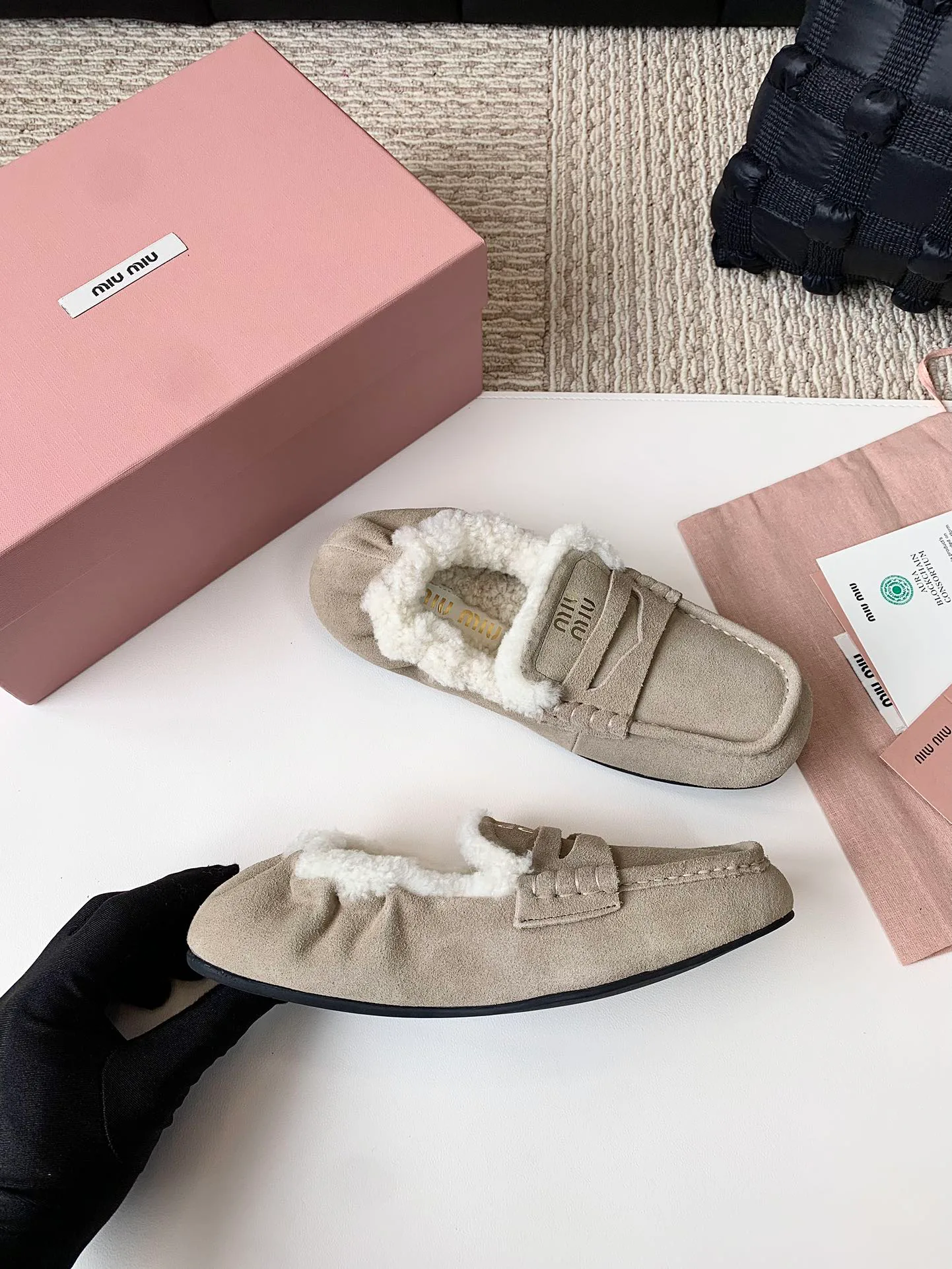 Мокасины Женские Miu Miu 206672