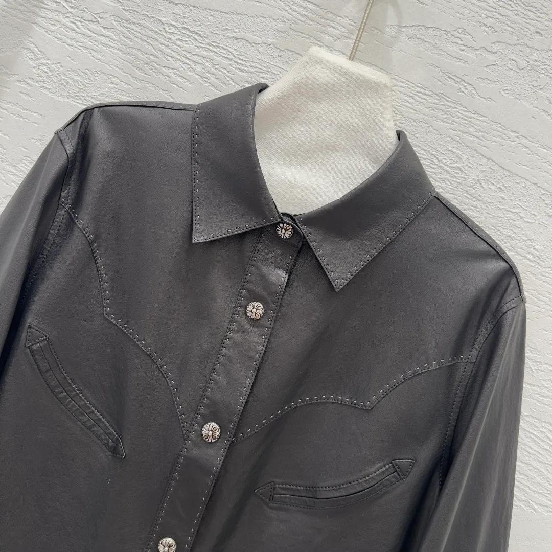 Кожаные Куртки И Дублёнки Женские Chrome Hearts 11598136