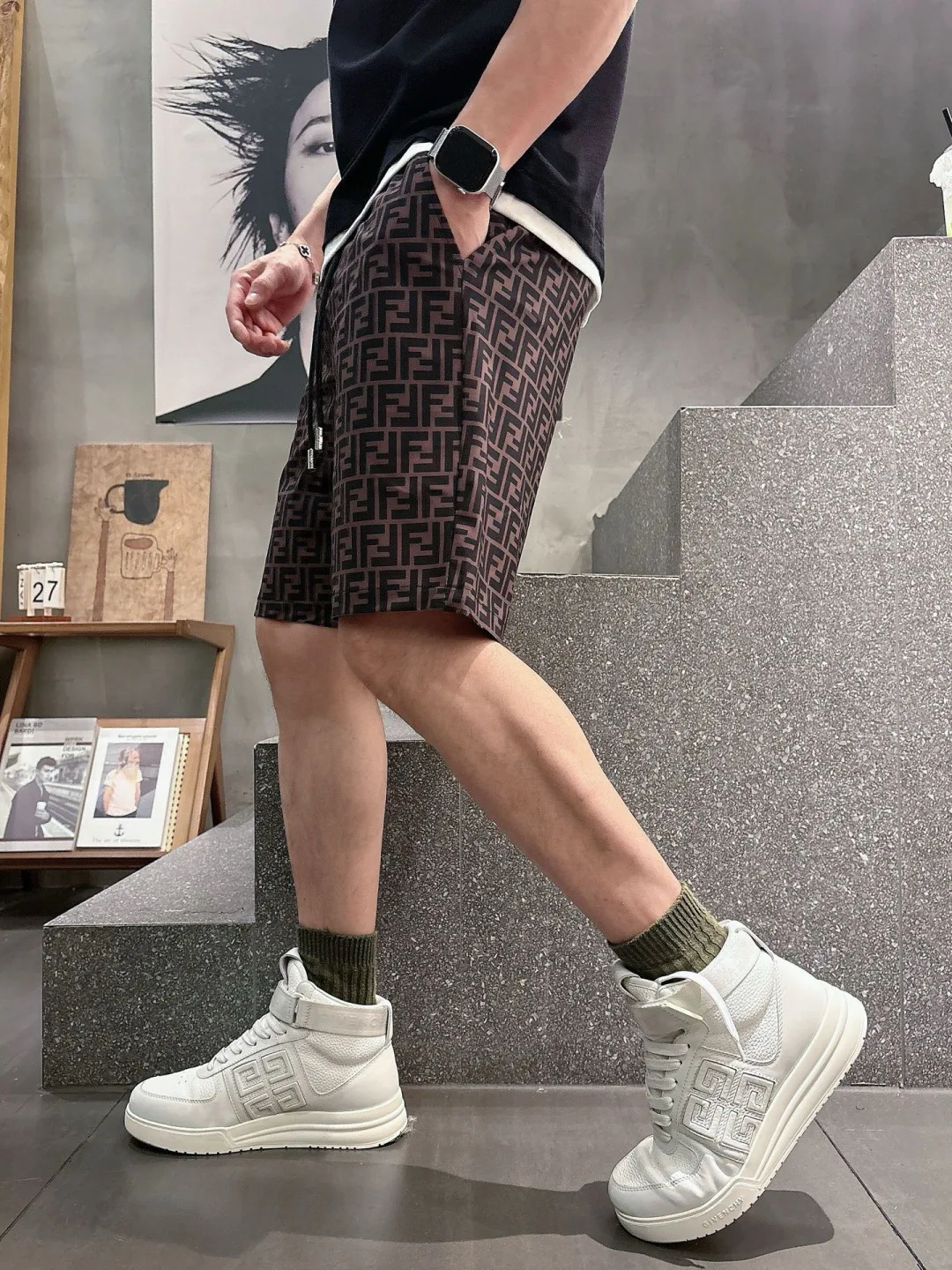 Шорты Мужские Fendi 17468340