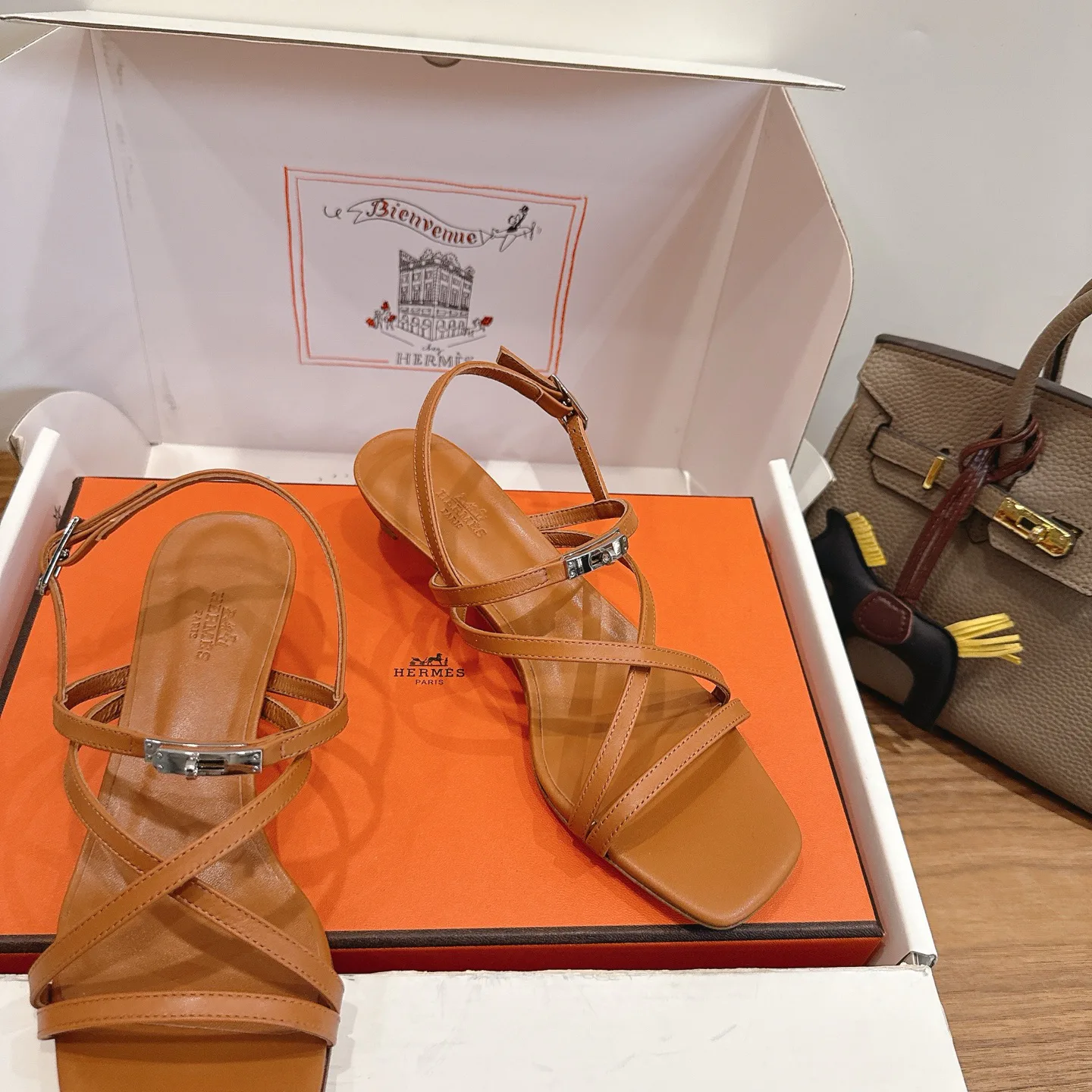 Босоножки Женские Hermes 12622536