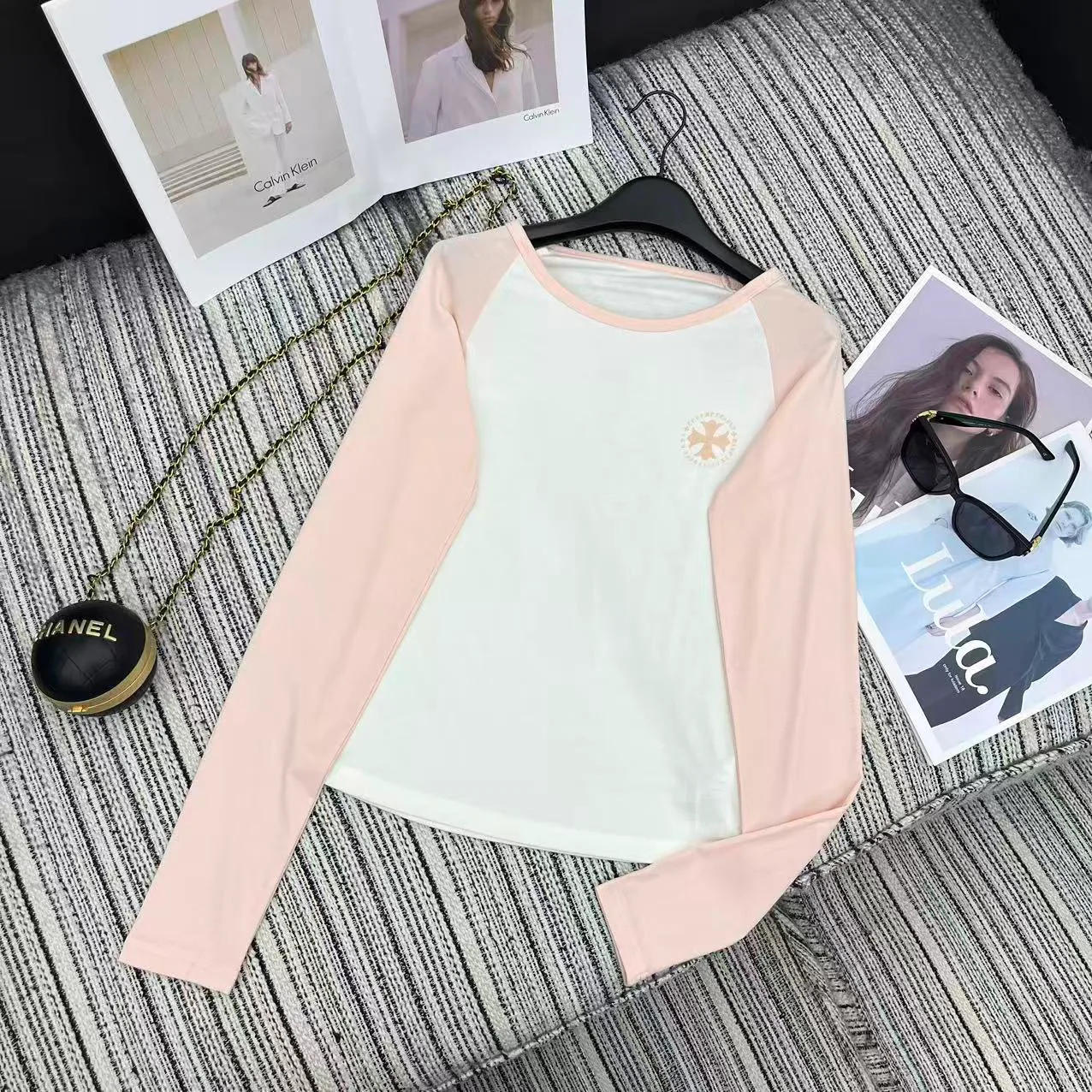 Лонгсливы Женские Chrome Hearts 11171976