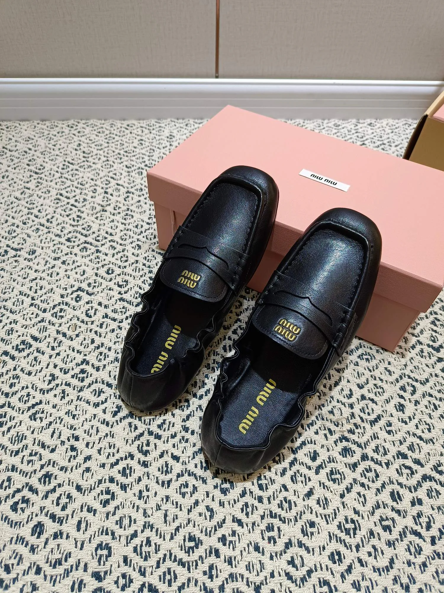 Мокасины Женские Miu Miu 393068