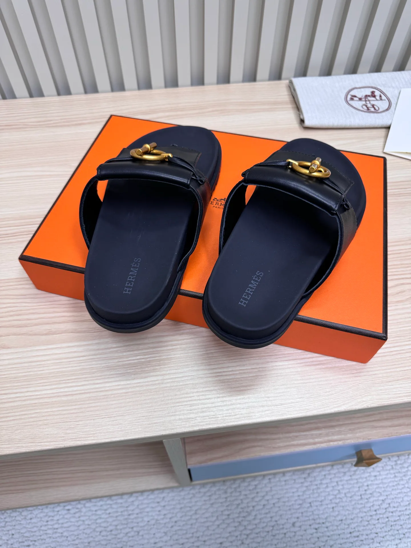 Шлепанцы Женские Hermes 488262