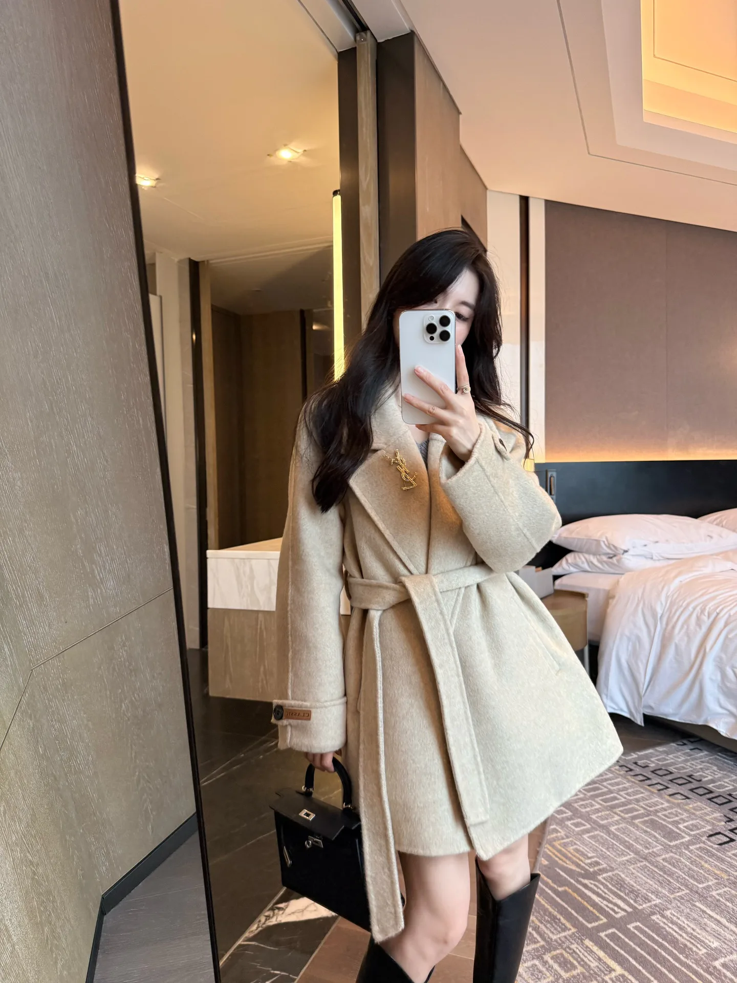 Пальто Женские Saint Laurent 18530522