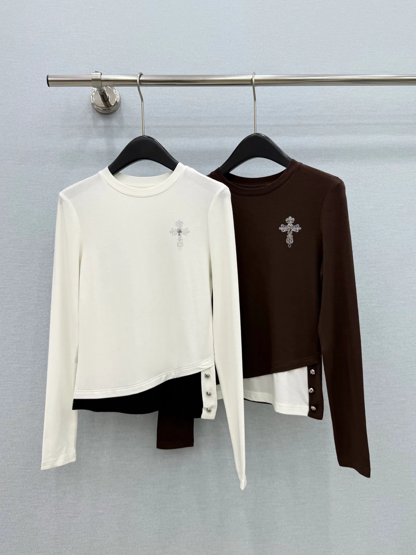 Лонгсливы Женские Chrome Hearts 18887840