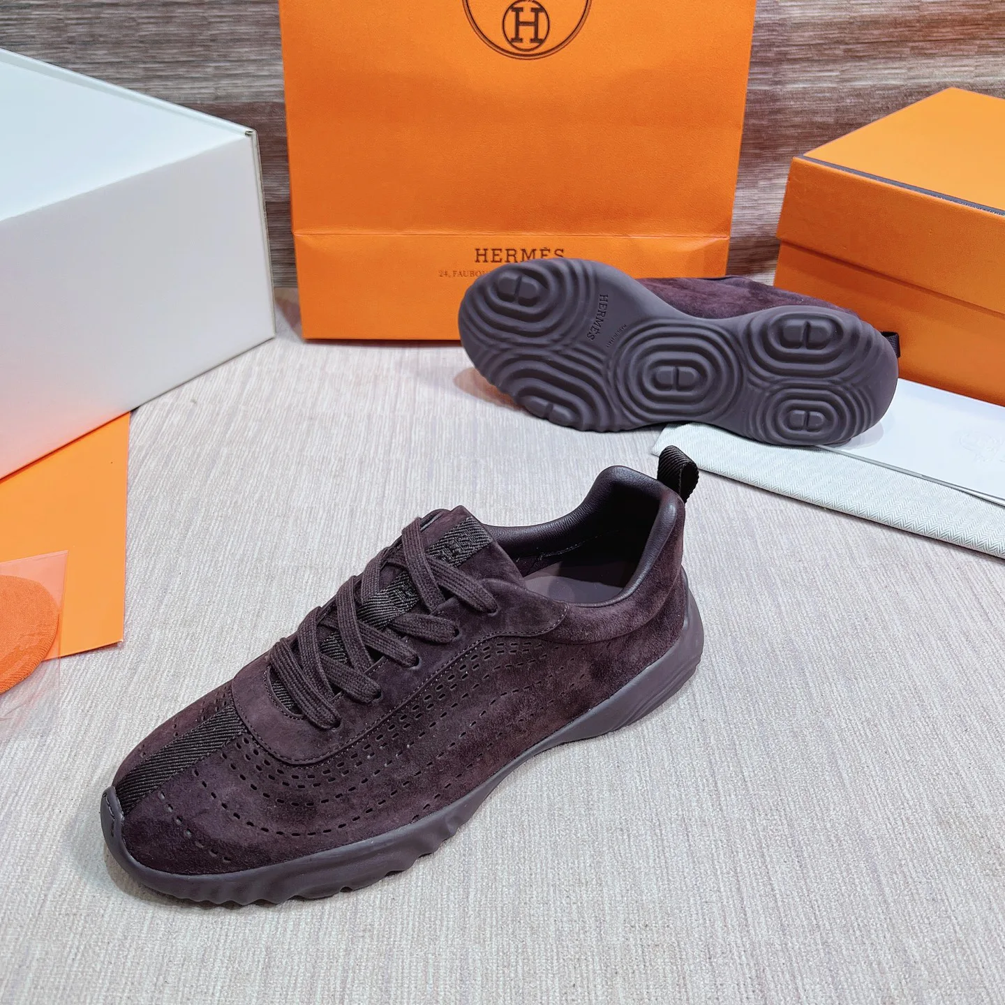 Кроссовки Мужские Hermes 17749562
