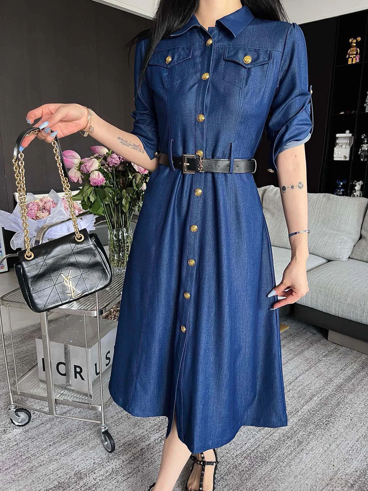 Платья Женские Saint Laurent 1315473