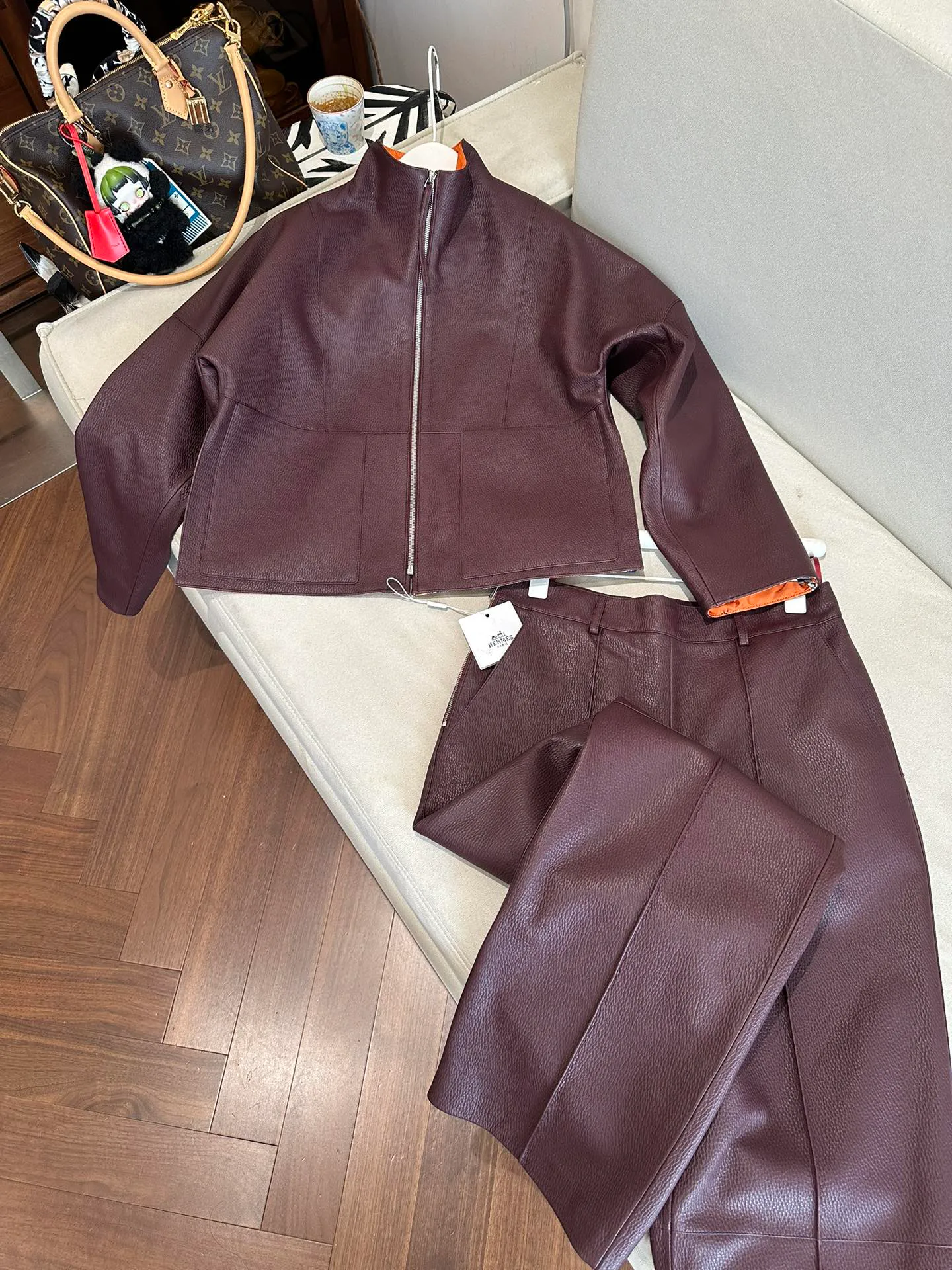 Кожаные Куртки И Дублёнки Женские Hermes 11460724