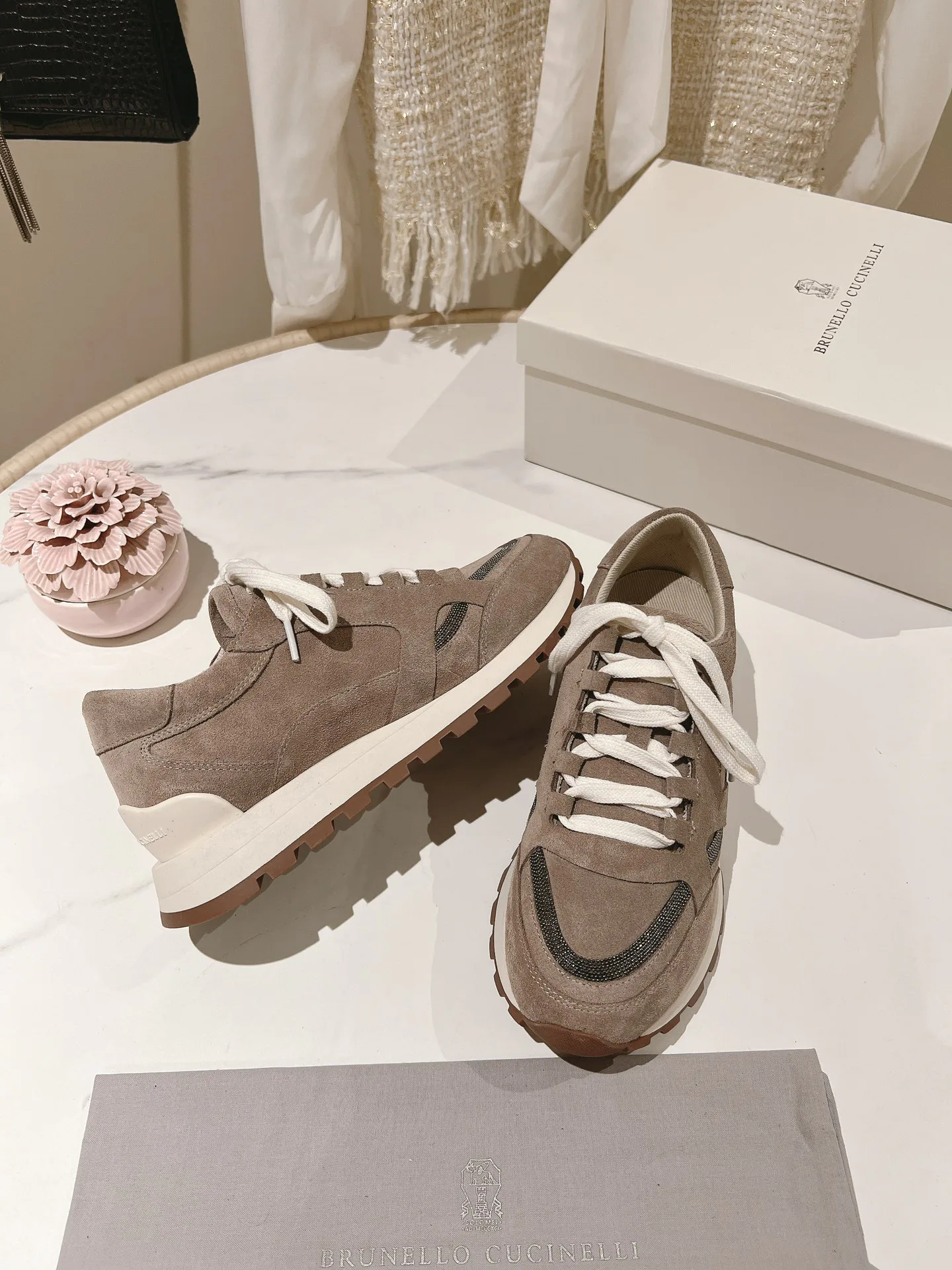 Кроссовки Женские Brunello Cucinelli 18259
